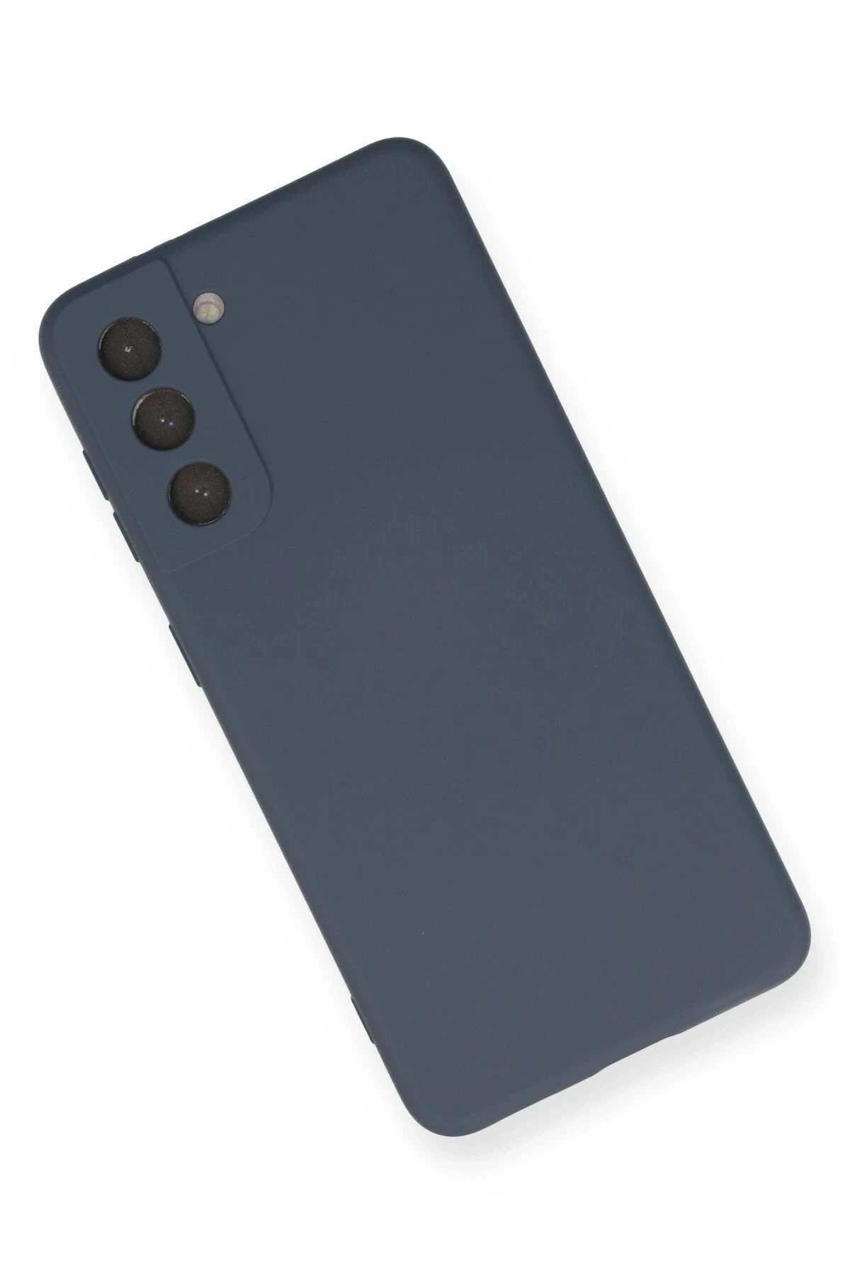 Newface Samsung Galaxy S21 Kılıf Nano içi Kadife Silikon - Gri - Görsel 3