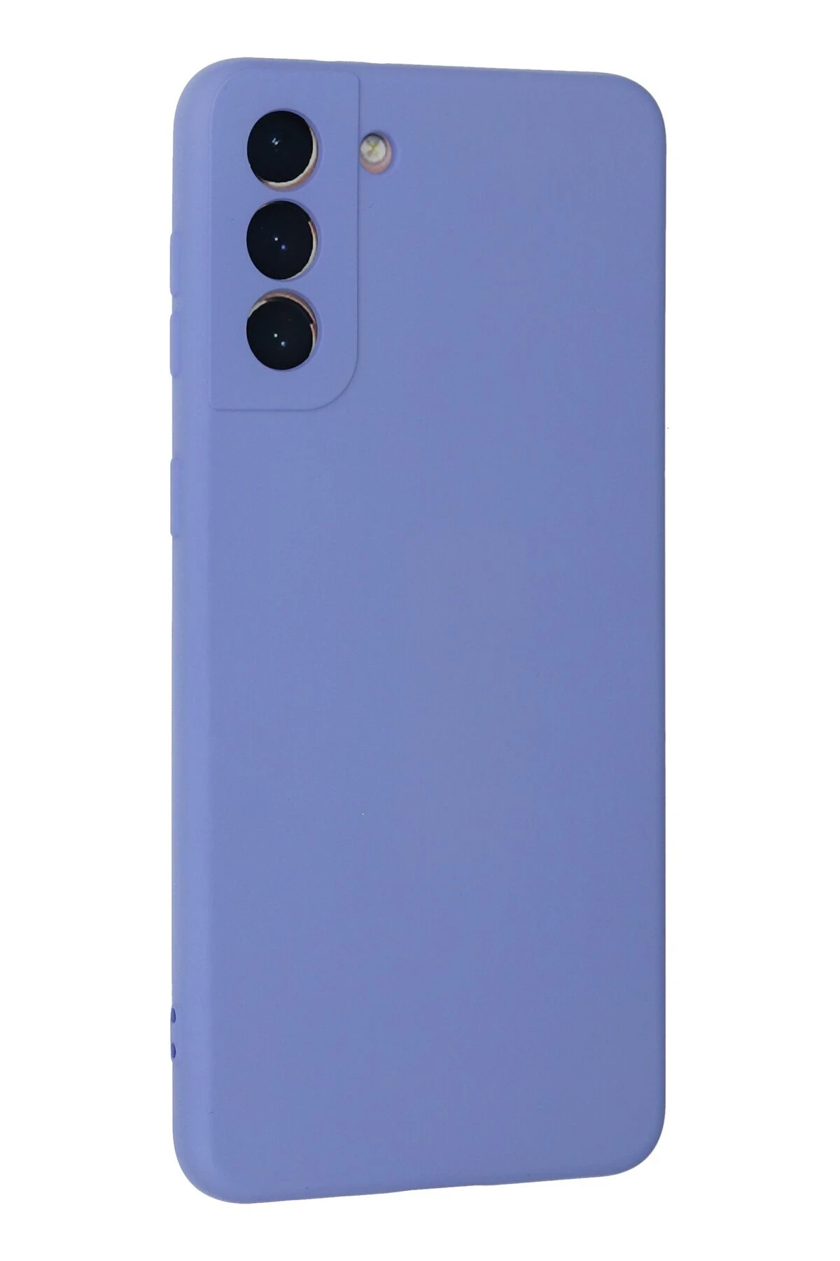 Newface Samsung Galaxy S21 Plus Kılıf Nano içi Kadife Silikon - Lila - Görsel 3