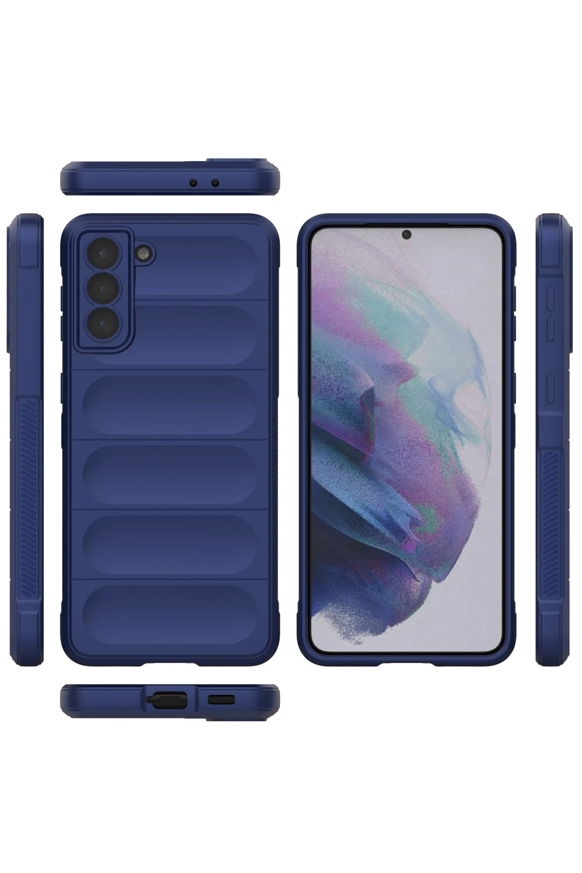 Newface Samsung Galaxy S22 Plus Kılıf Optimum Silikon - Lacivert - Görsel 3