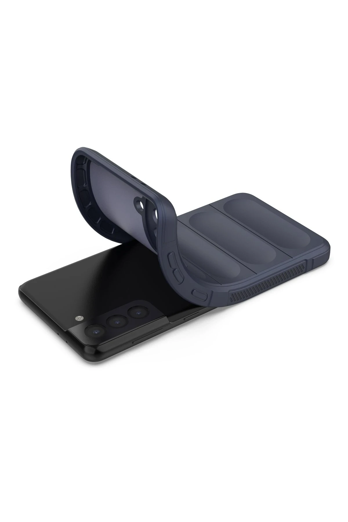 Newface Samsung Galaxy S22 Plus Kılıf Optimum Silikon - Lacivert - Görsel 4
