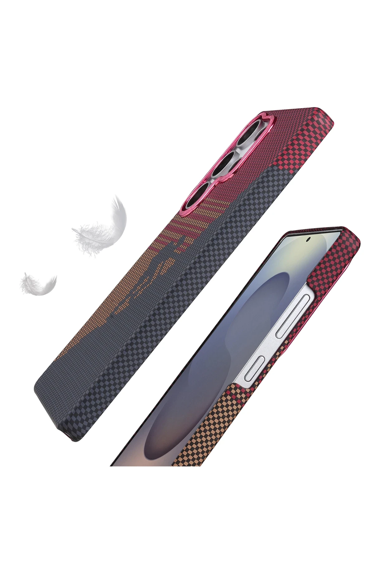 Newface Samsung Galaxy S24 Ultra Vega Magsafe Kapak - Çöl Titanyum - Görsel 3