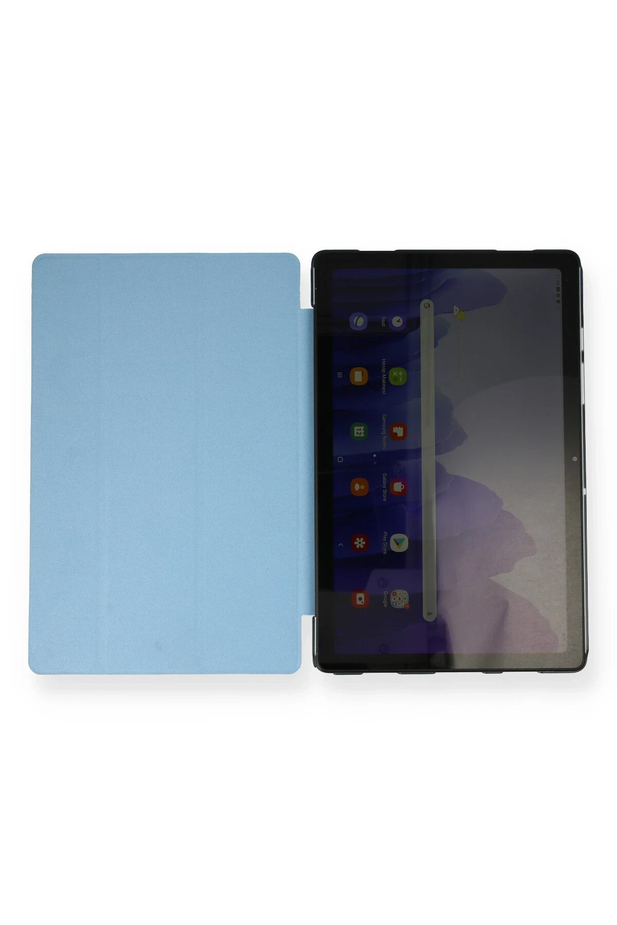 Newface Samsung Galaxy T970 Tab S7 Plus 12.4 Kılıf Tablet Smart Kılıf - Mavi - Görsel 3