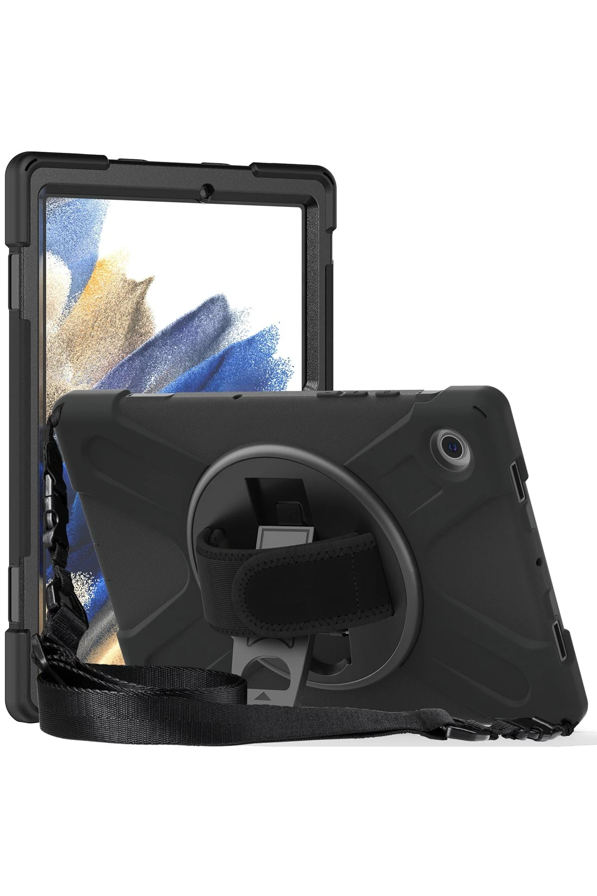 Newface Samsung Galaxy X200 Tab A8 10.5 Kılıf Amazing Tablet Kapak - Pembe - Görsel 4