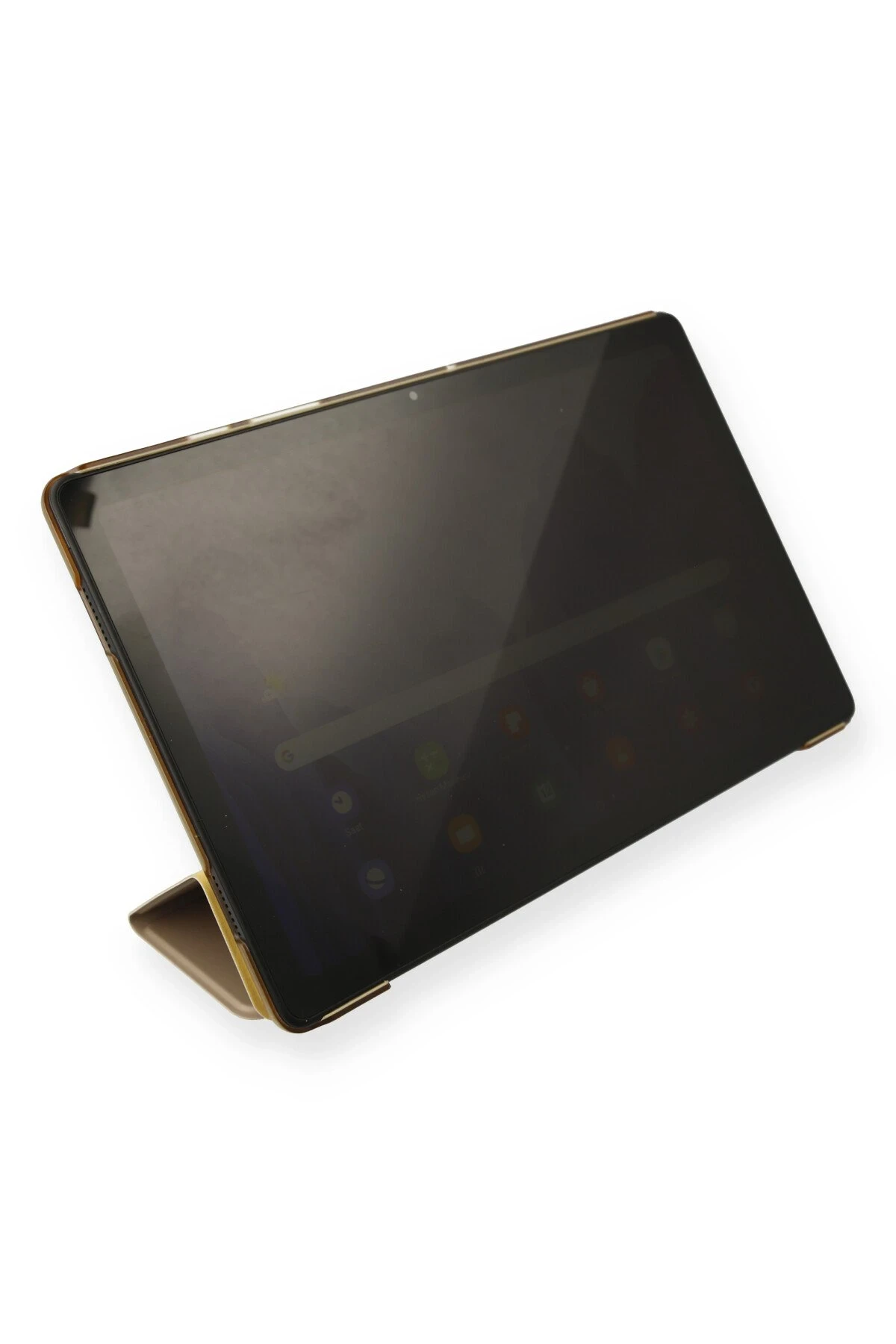 Newface Samsung Galaxy X200 Tab A8 10.5 Kılıf Tablet Smart Kılıf - Gold - Görsel 4