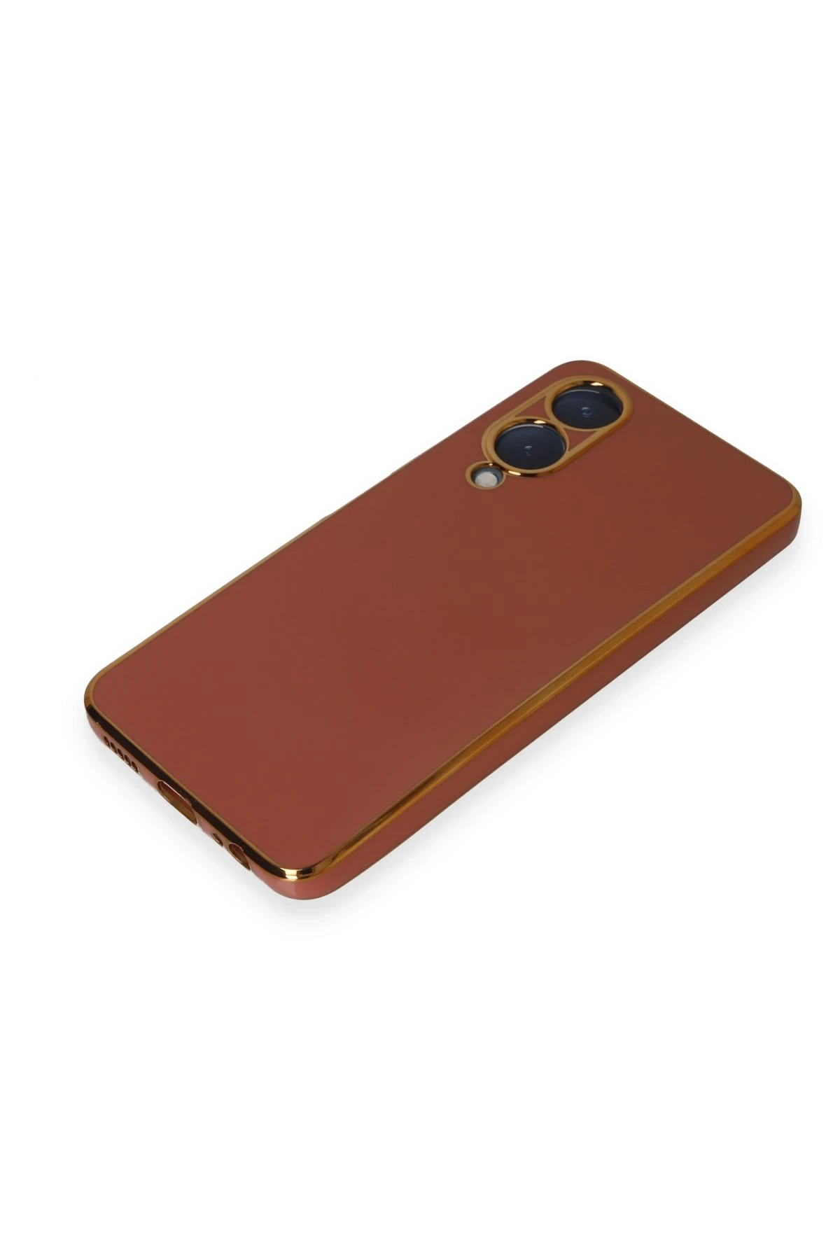 Newface Vivo Y17S Kılıf Volet Silikon - Kırmızı - Görsel 4