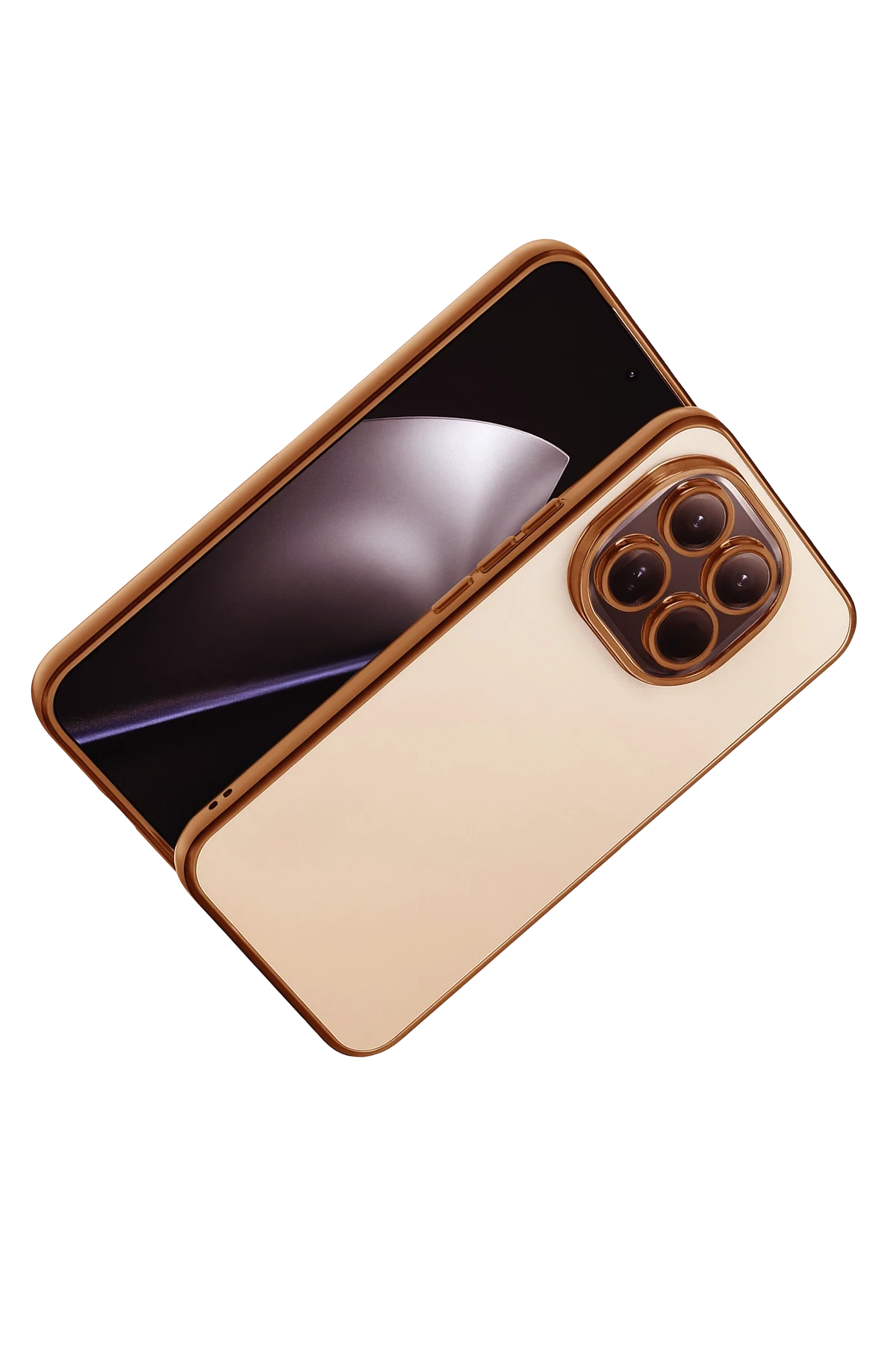 Newface Xiaomi Mi 15 Razer Lensli Silikon - Çöl Titanyum - Görsel 3