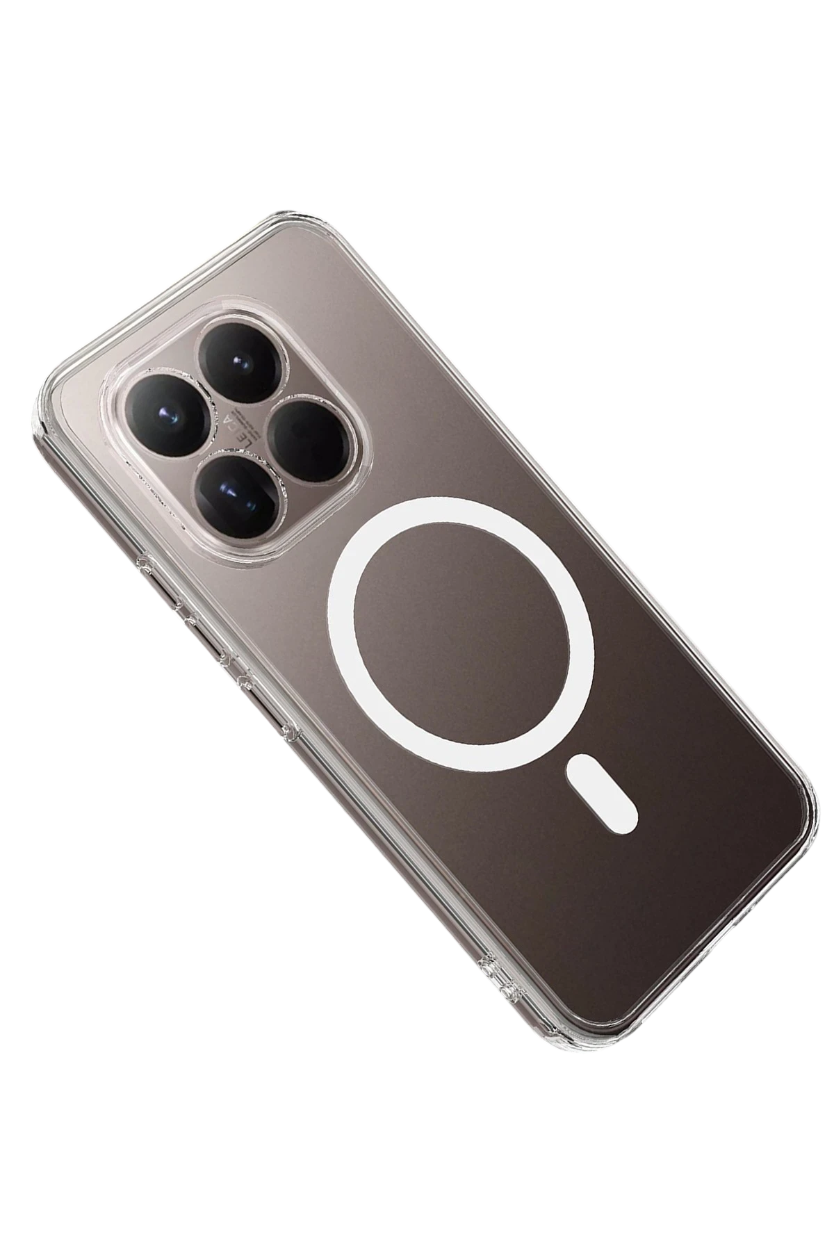 Newface Xiaomi Mi 15T Combo Sert Şeffaf Magsafe Kapak - Şeffaf - Görsel 3