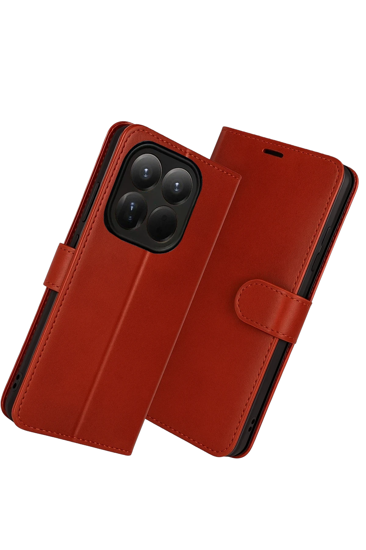 Newface Xiaomi Mi 15T Trend S Plus Kapaklı Kılıf - Kırmızı - Görsel 3