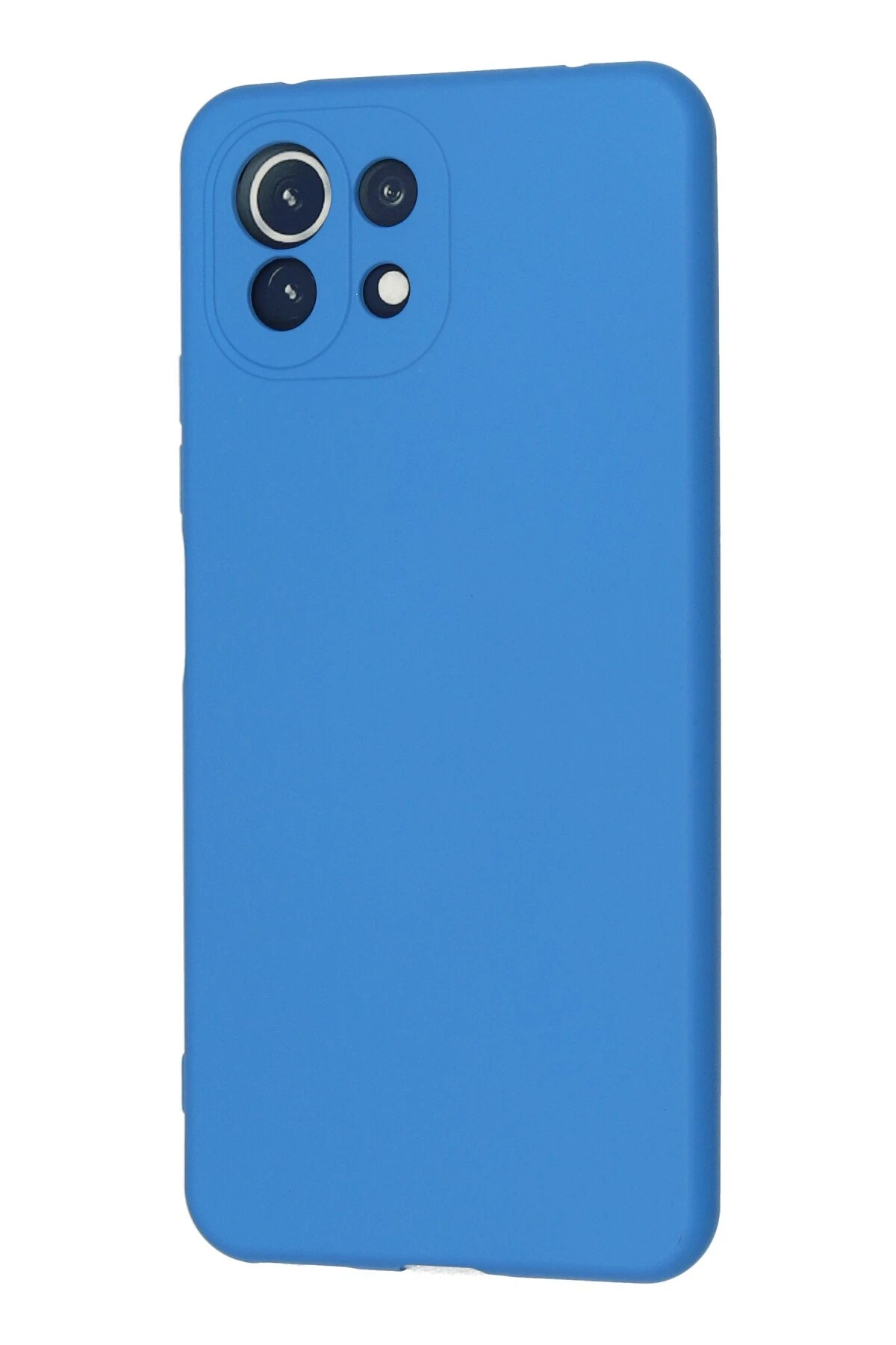 Newface Xiaomi Mİ 11 Lite Kılıf Nano içi Kadife Silikon - Mavi - Görsel 3
