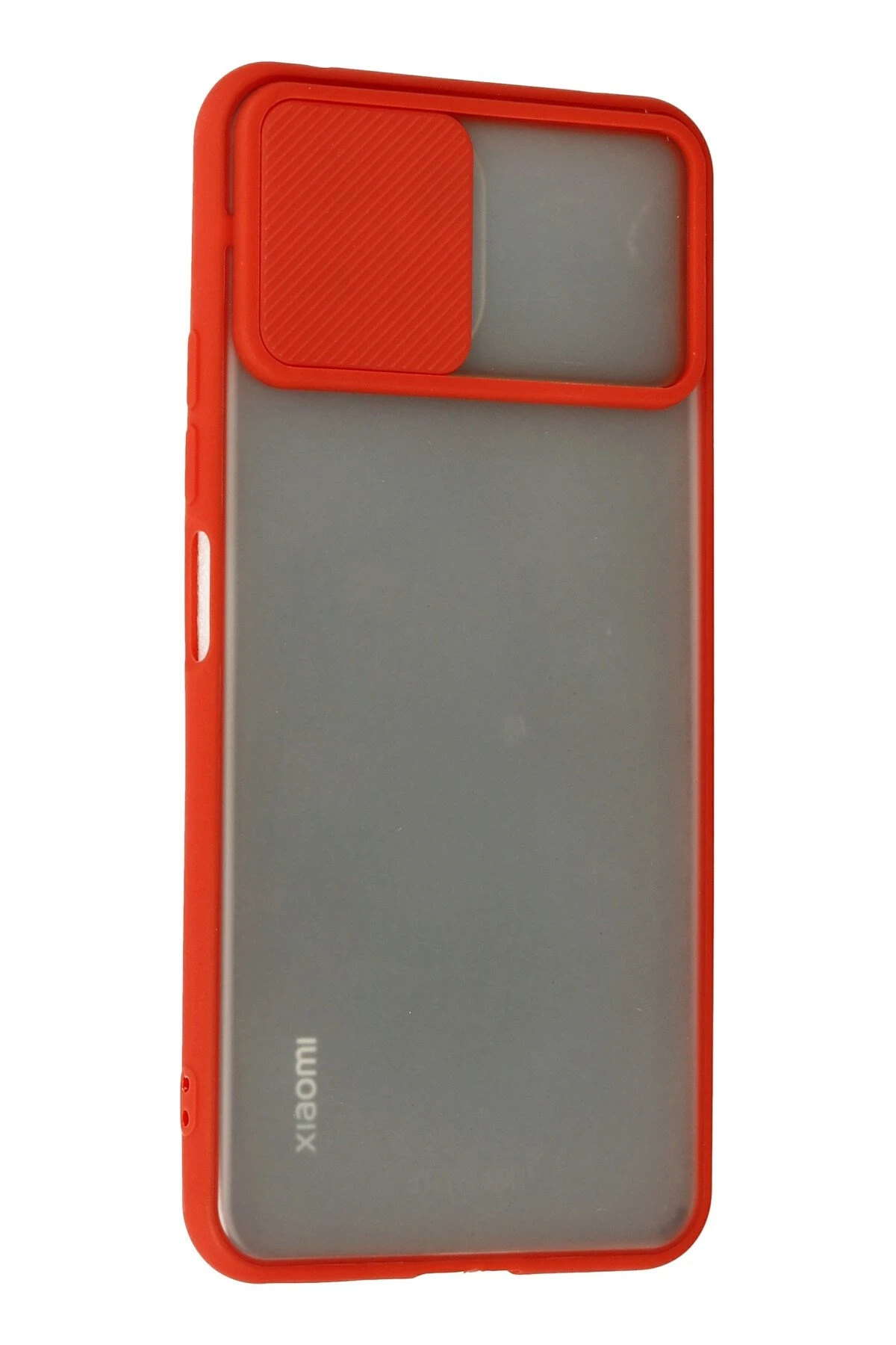 Newface Xiaomi Mİ 11 Lite Kılıf Palm Buzlu Kamera Sürgülü Silikon - Kırmızı - Görsel 3