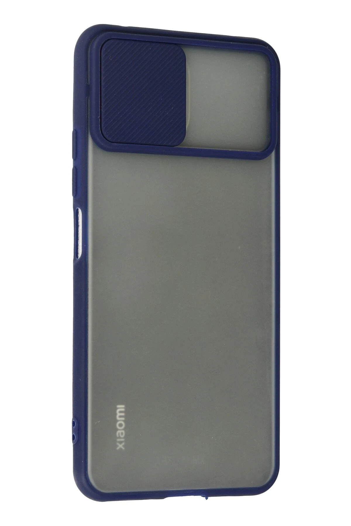 Newface Xiaomi Mİ 11 Lite Kılıf Palm Buzlu Kamera Sürgülü Silikon - Lacivert - Görsel 3