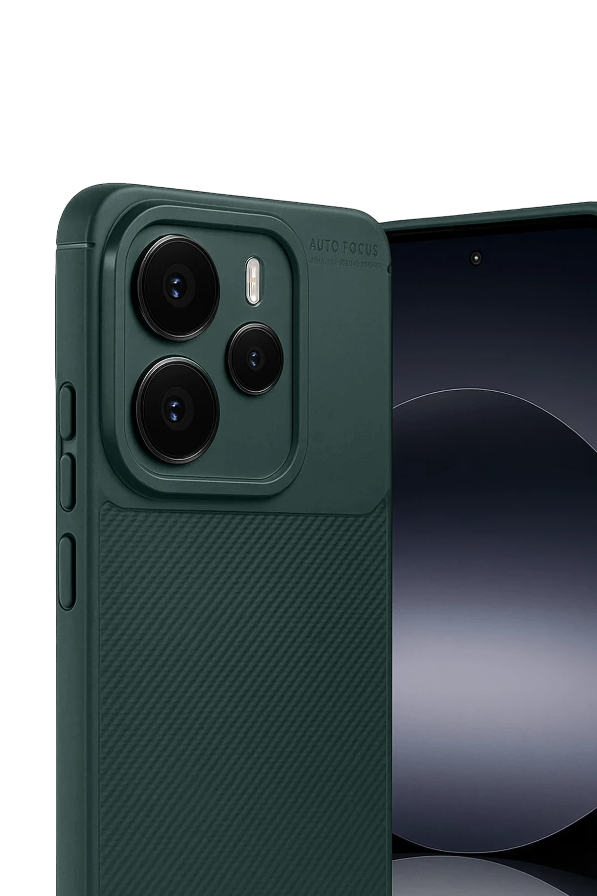 Newface Xiaomi Note 14 5G Auto Focus Karbon Kapak - Koyu Yeşil - Görsel 3