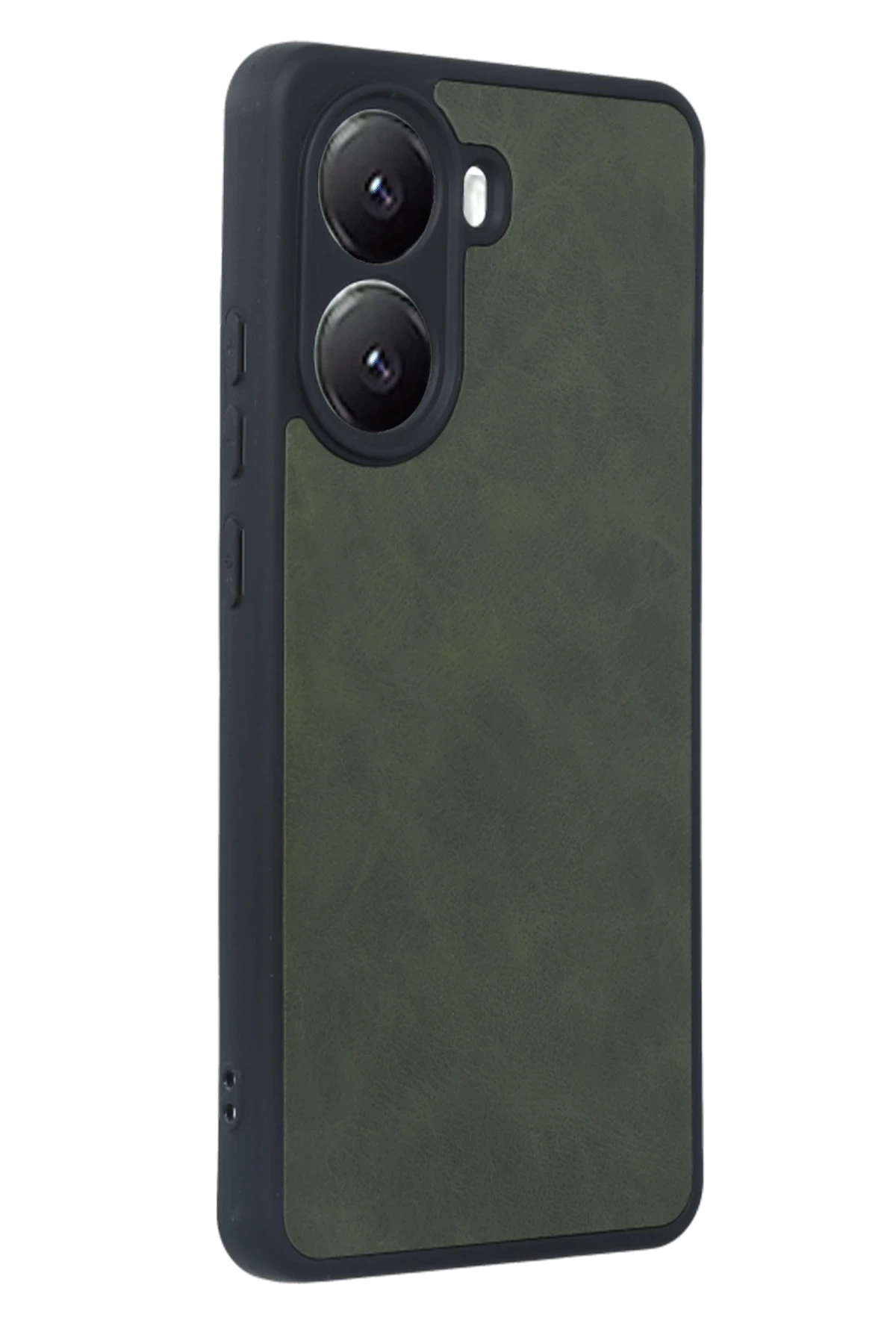 Newface Xiaomi Poco X7 Pro Kılıf Aras Deri Kapak - Koyu Yeşil - Görsel 3