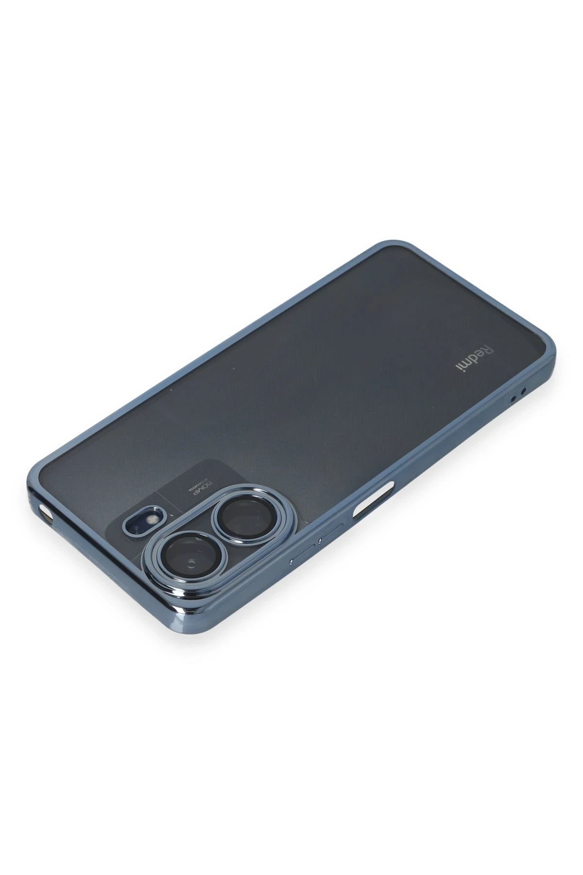 Newface Xiaomi Redmi 13C Kılıf Razer Lensli Silikon - Lacivert - Görsel 3