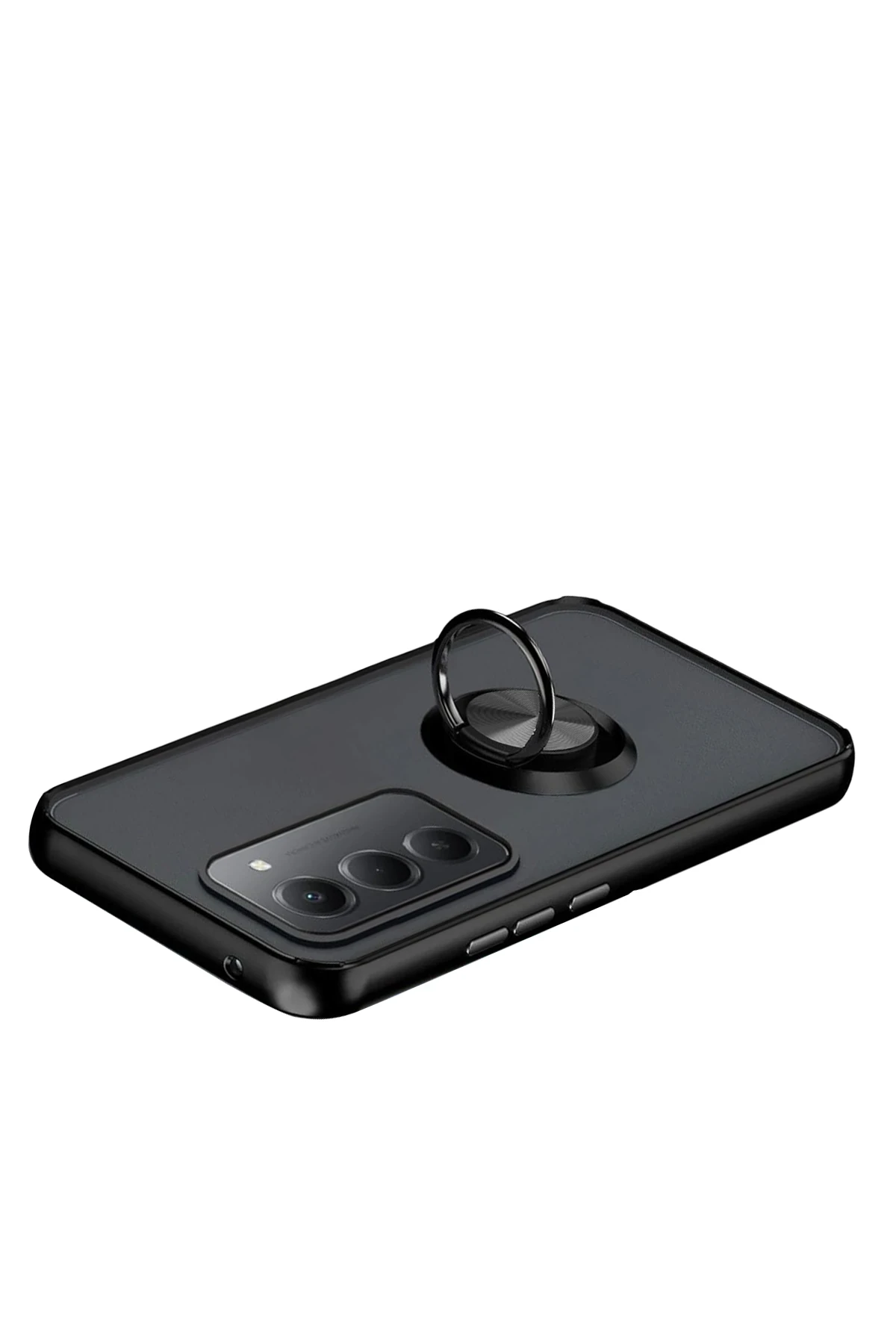 Newface Xiaomi Redmi 15 4G Montreal Yüzüklü Silikon Kapak - Siyah - Görsel 4