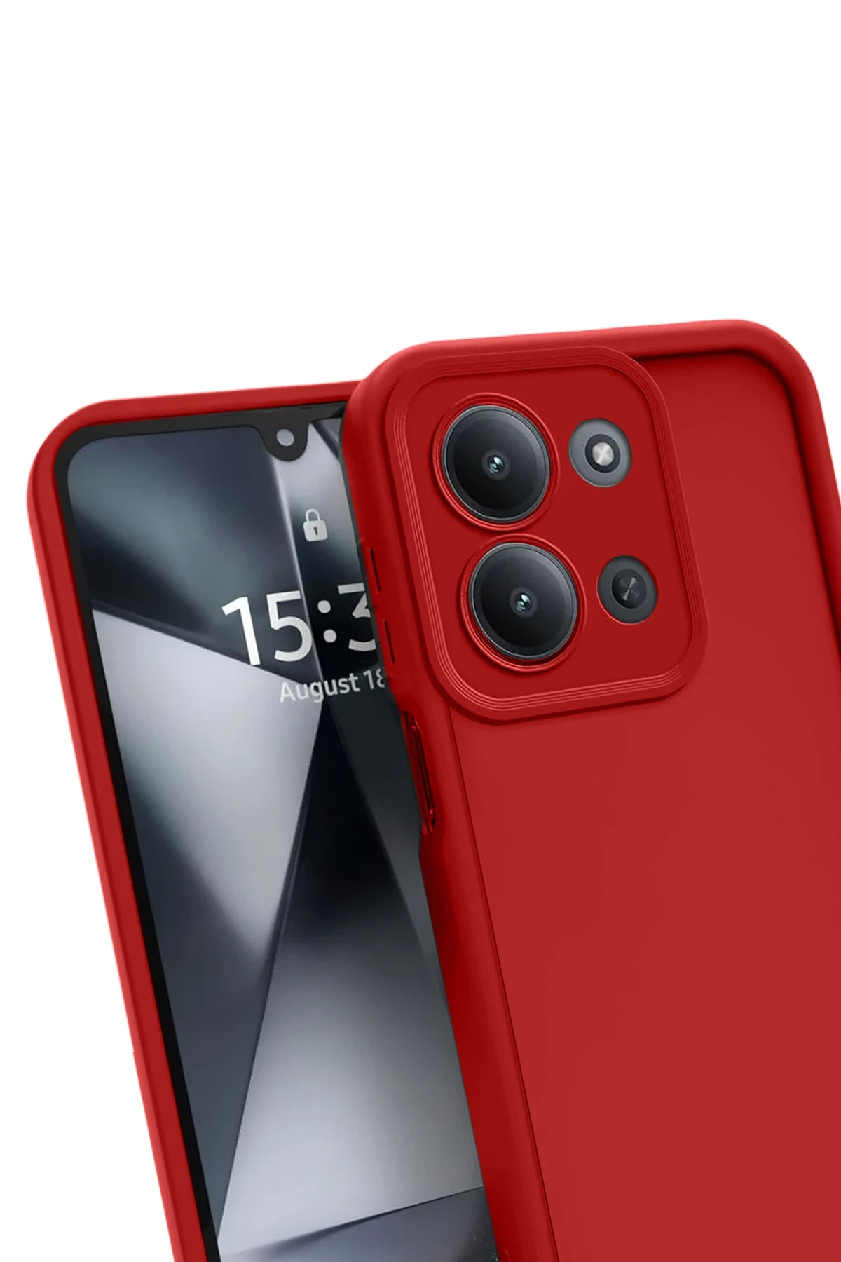 Newface Xiaomi Redmi 15C 4G Viera Silikon - Kırmızı - Görsel 3