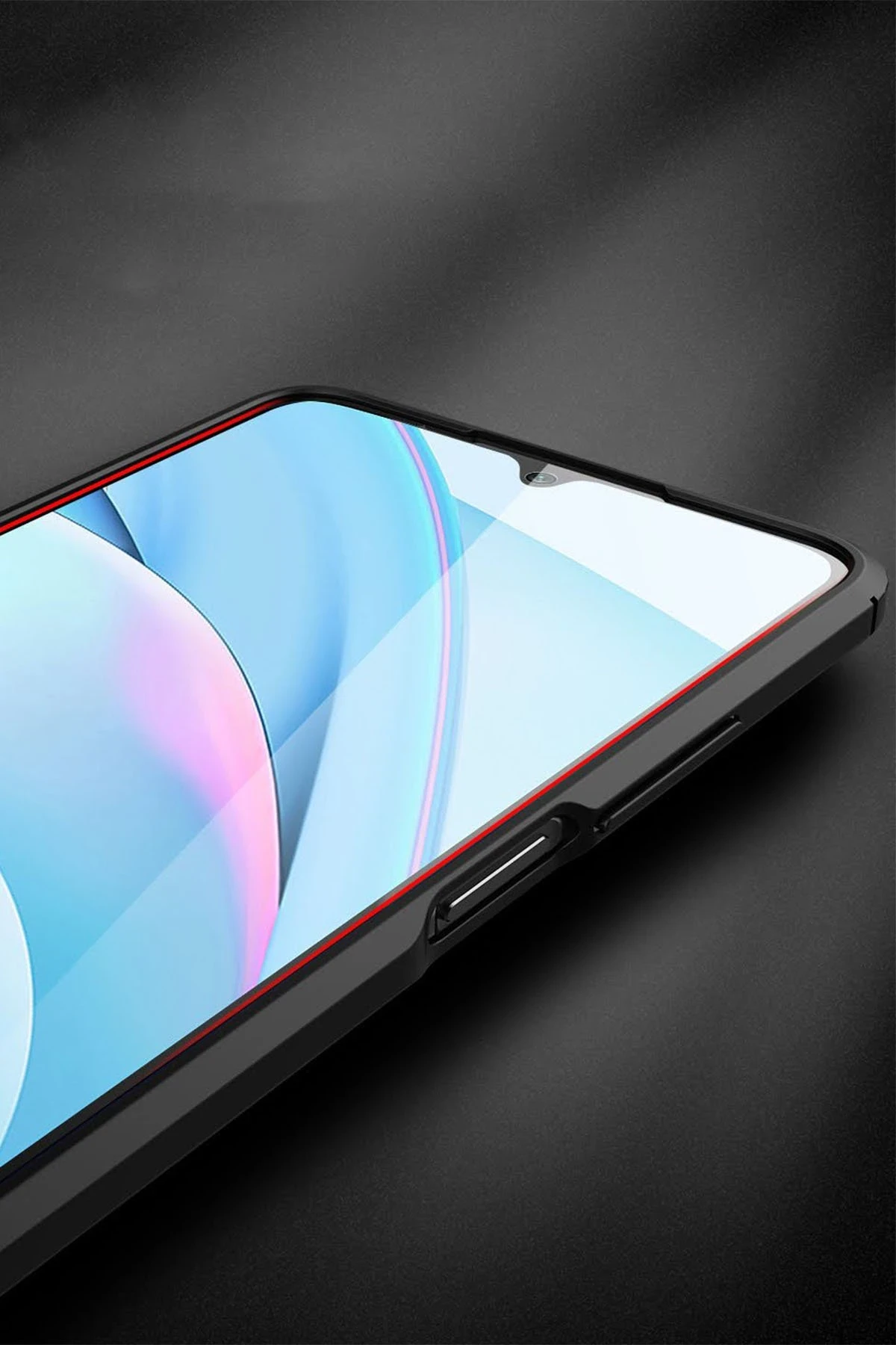 Newface Xiaomi Redmi 9T Kılıf Auto Focus Kapak - Siyah - Görsel 5