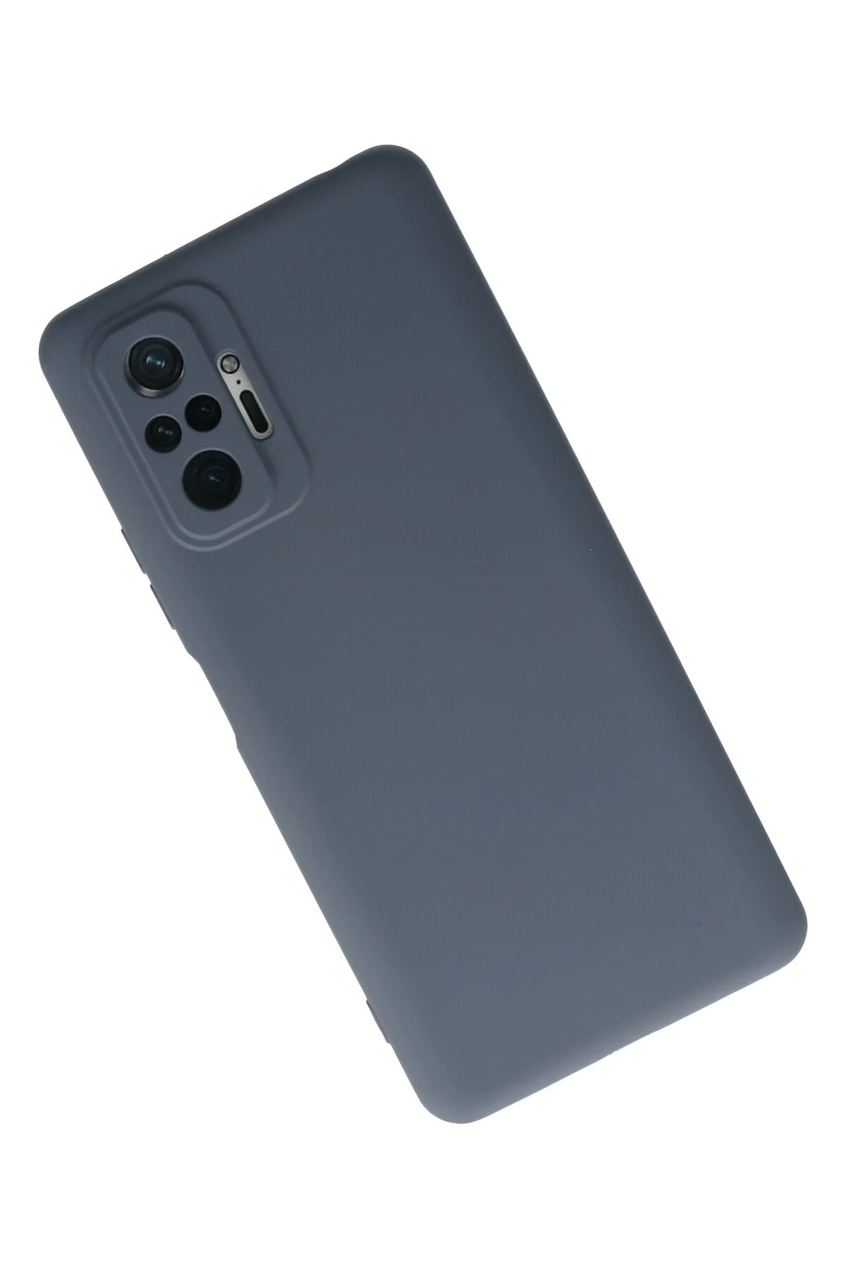 Newface Xiaomi Redmi Note 10 Pro Kılıf Nano içi Kadife Silikon - Gri - Görsel 3
