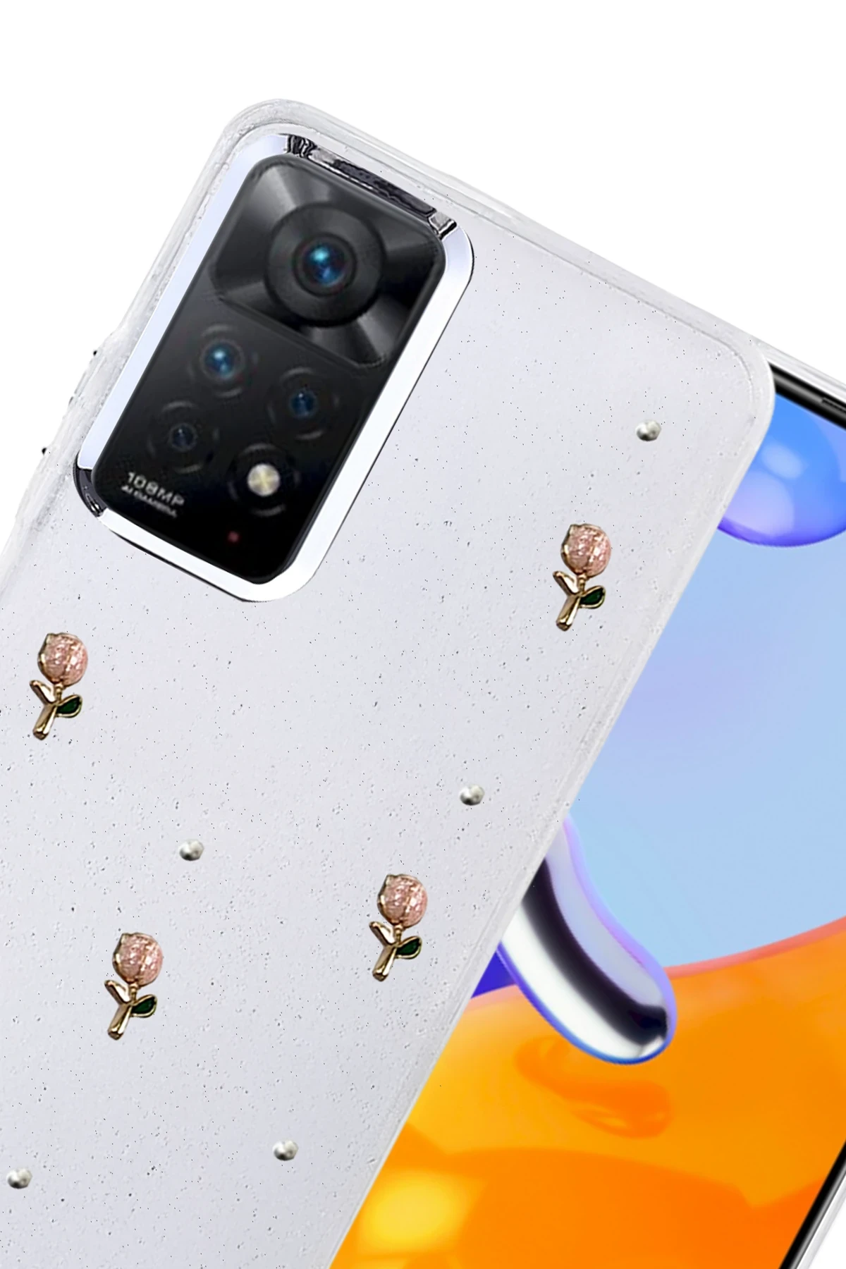 Newface Xiaomi Redmi Note 11 Pro Fiyonk Desenli Kapak - Desen 6 - Görsel 3