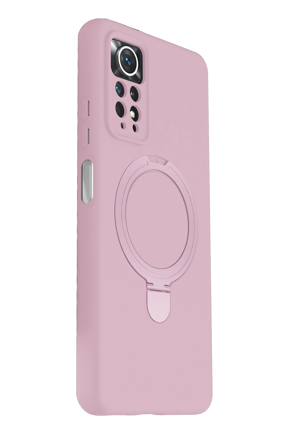 Newface Xiaomi Redmi Note 12 Pro 4G Regal Magsafe Standlı Kapak - Açık Pembe - Görsel 3