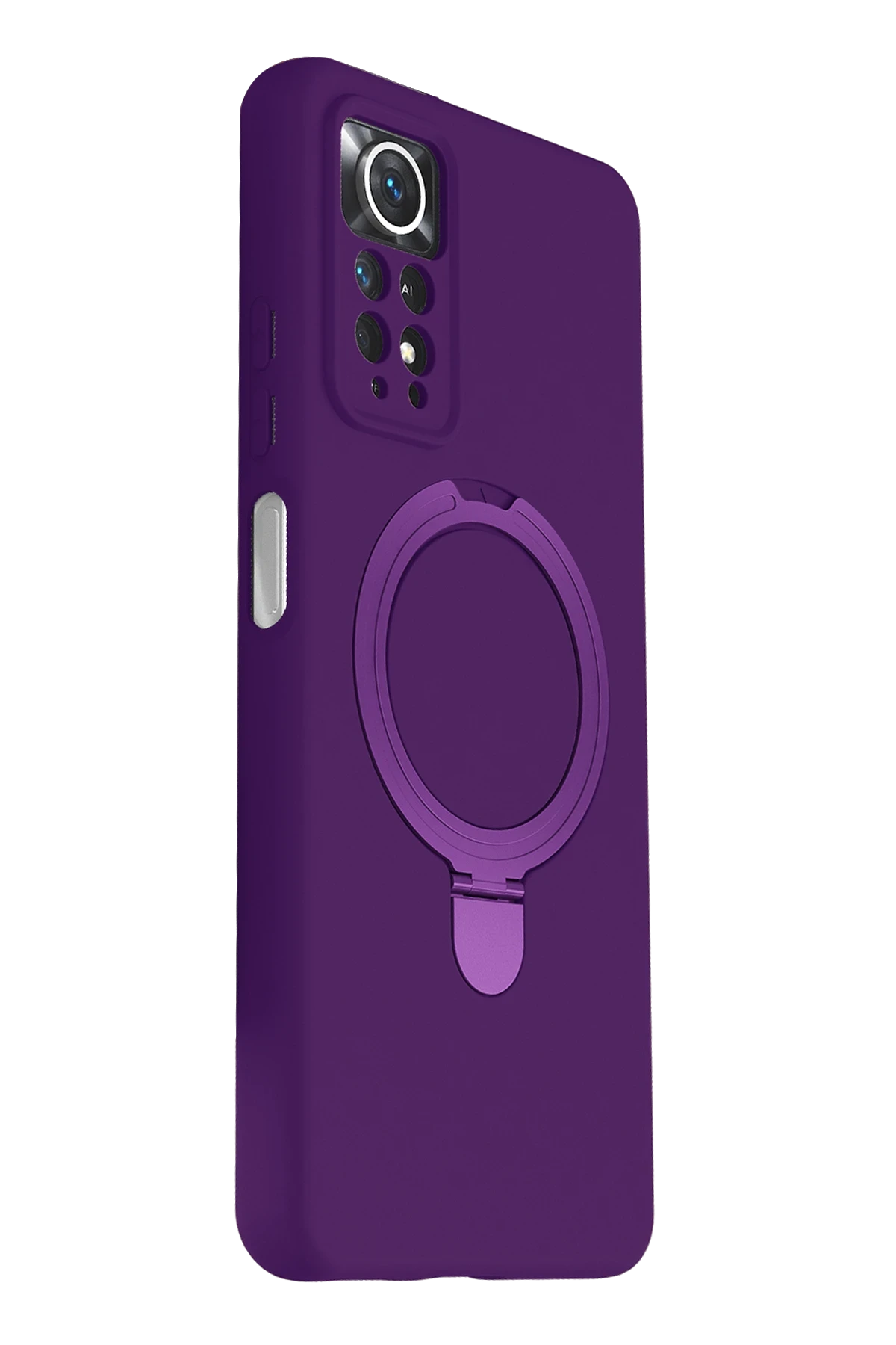 Newface Xiaomi Redmi Note 12 Pro 4G Regal Magsafe Standlı Kapak - Derin Mor - Görsel 3
