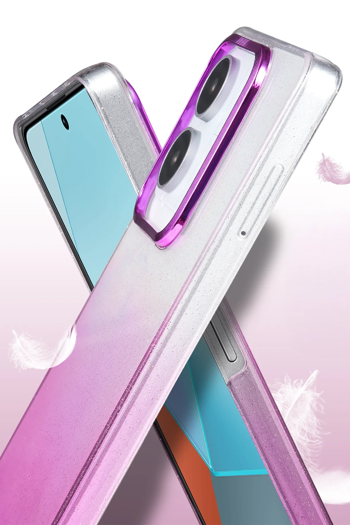 Newface Xiaomi Redmi Note 13 Pro 4G Glossy Kapak - Siyah - Görsel 3