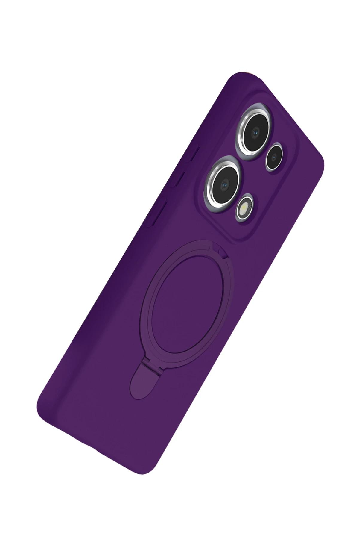 Newface Xiaomi Redmi Note 13 Pro 4G Regal Magsafe Standlı Kapak - Derin Mor - Görsel 4