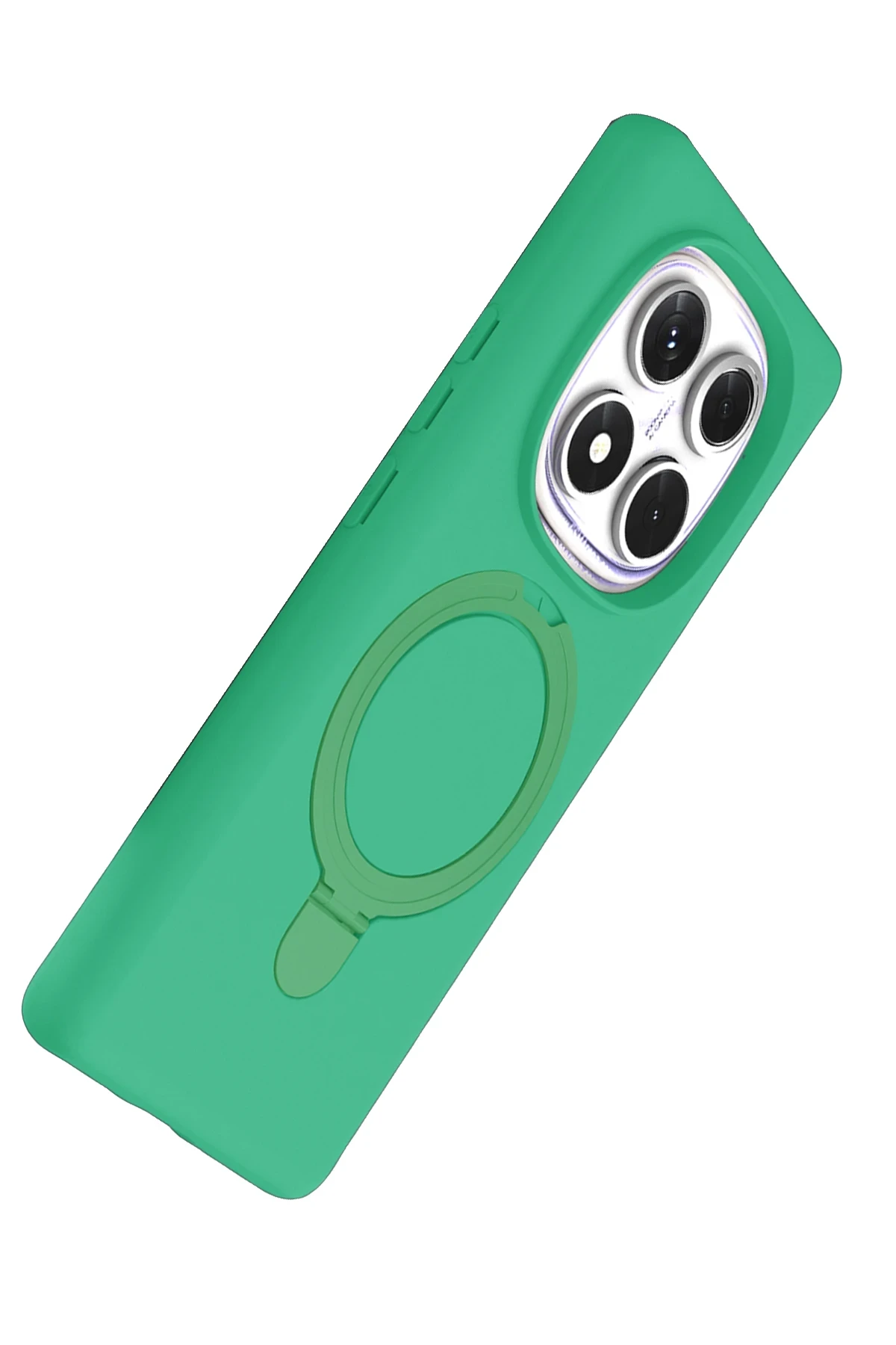 Newface Xiaomi Redmi Note 14 Pro 4G Regal Magsafe Standlı Kapak - Yeşil - Görsel 5