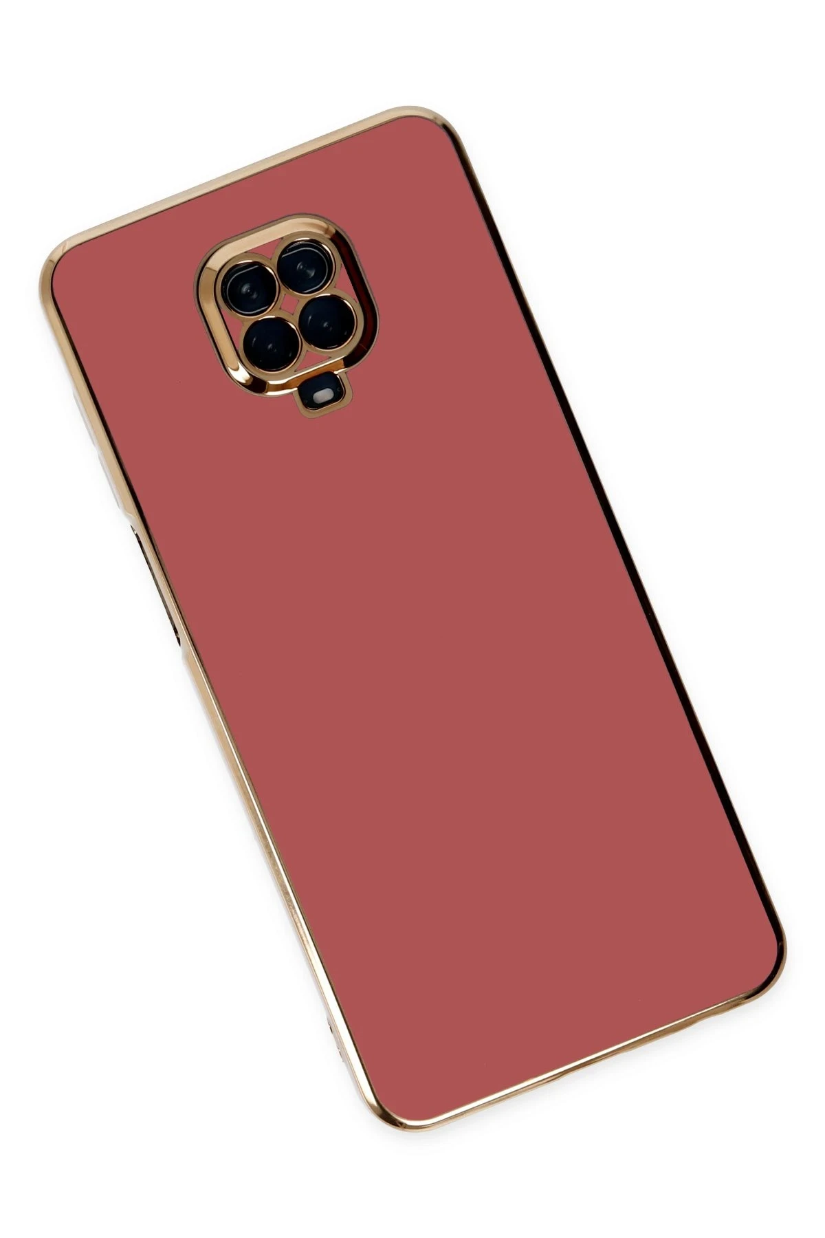 Newface Xiaomi Redmi Note 9 Pro Kılıf Volet Silikon - Kırmızı - Görsel 3
