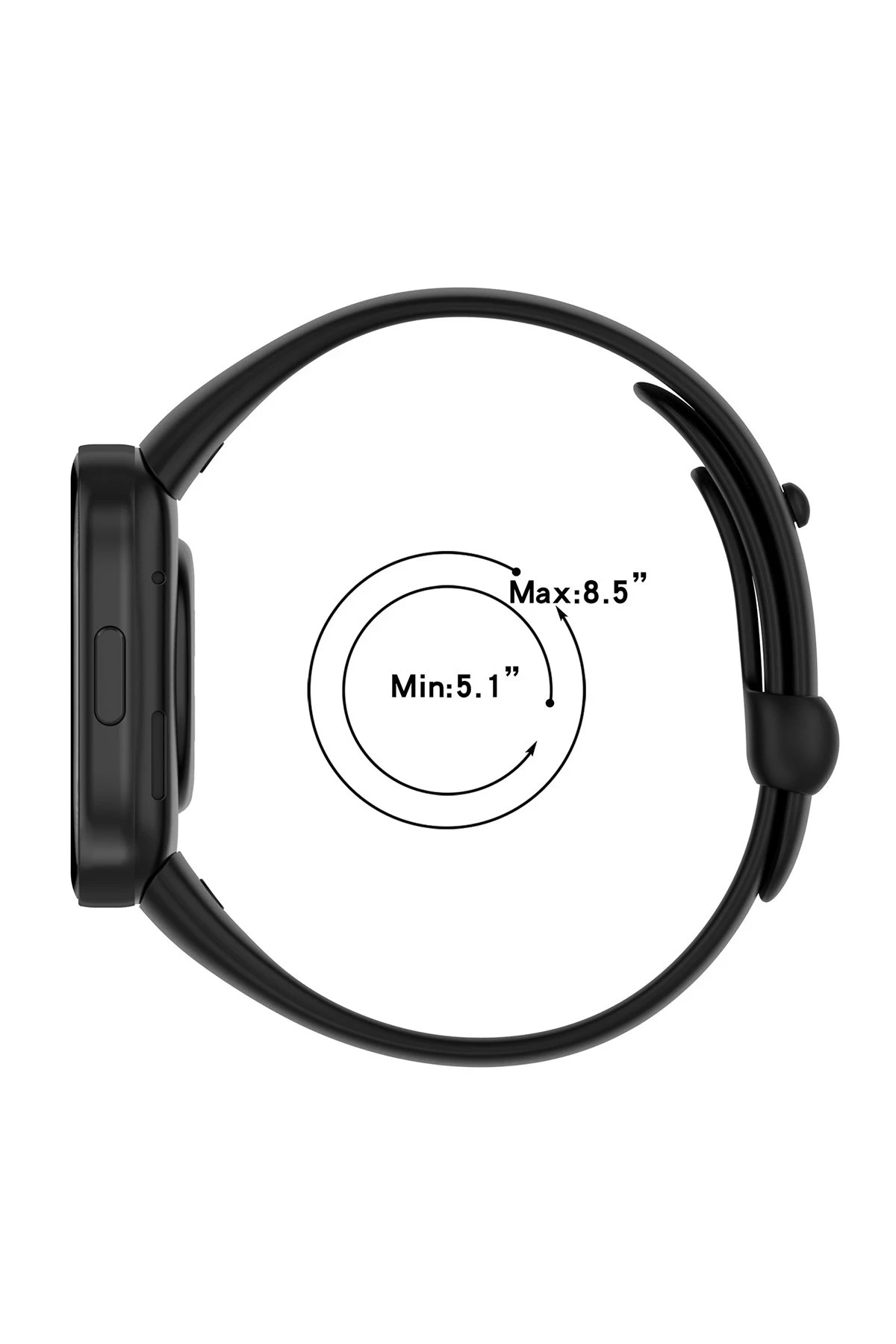 Newface Xiaomi Redmi Watch 3 Origin Silikon Kordon - Kırmızı - Görsel 6