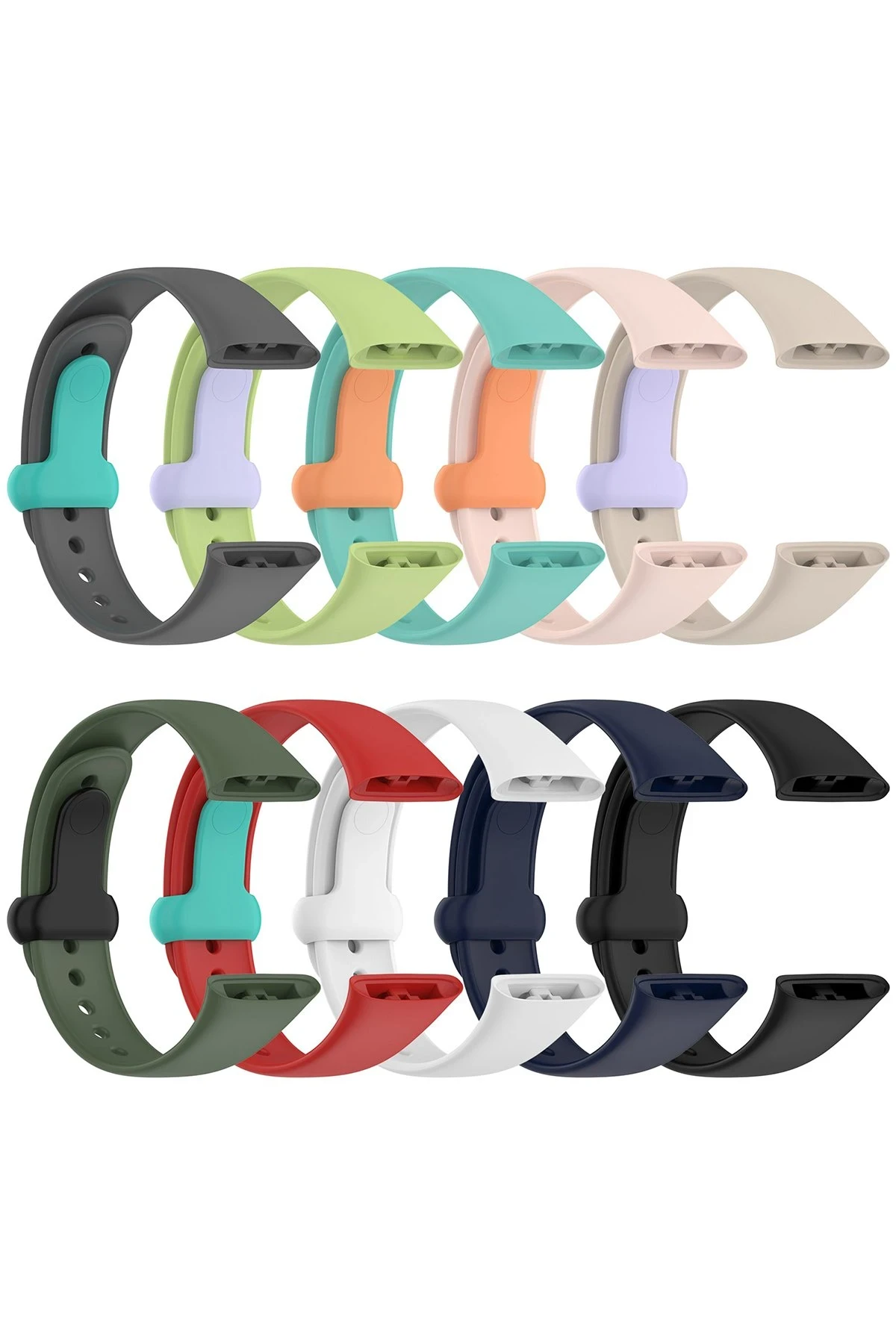 Newface Xiaomi Redmi Watch 3 Origin Silikon Kordon - Siyah - Görsel 5