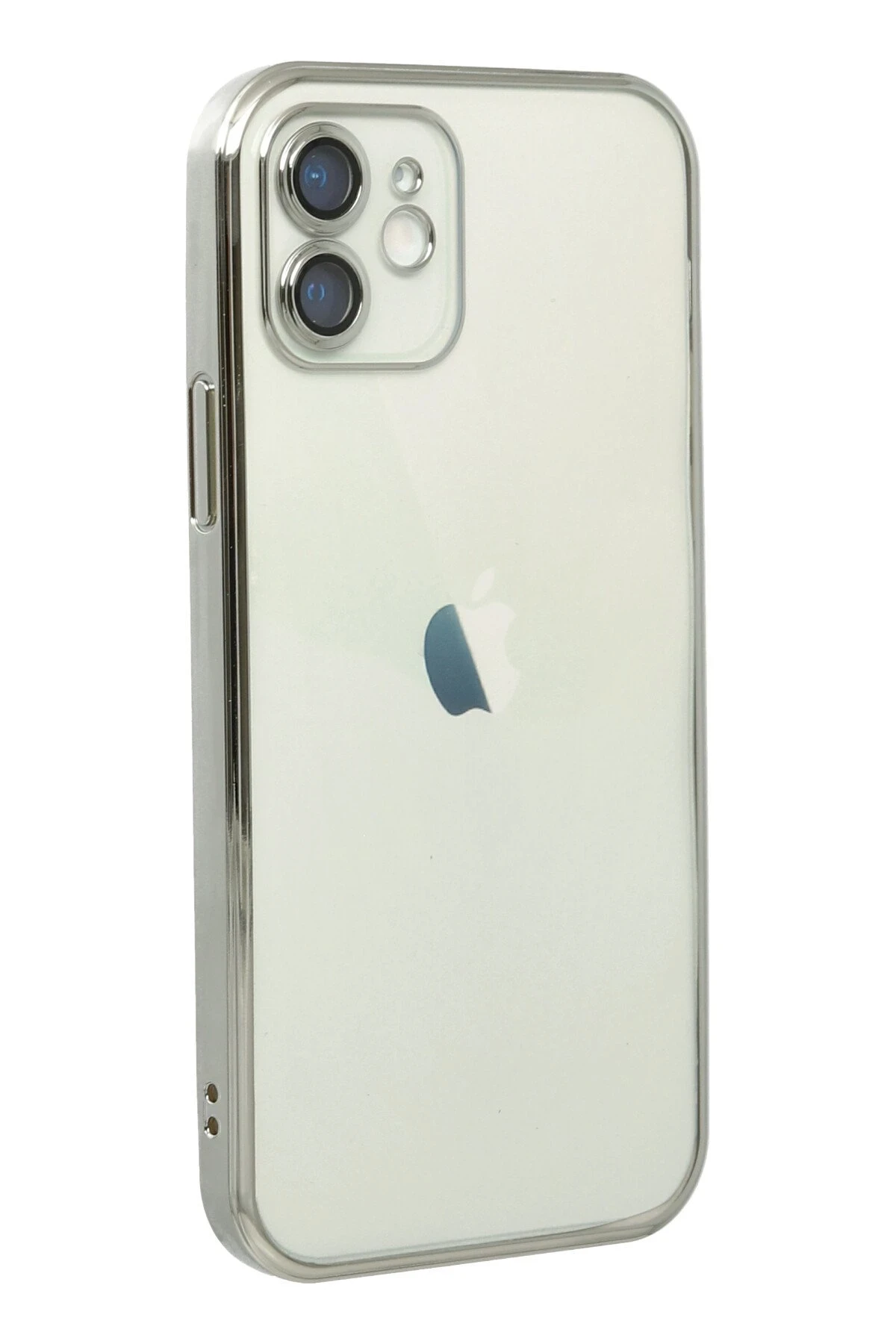 Newface iPhone 11 Kılıf Razer Lensli Silikon - Gümüş - Görsel 3