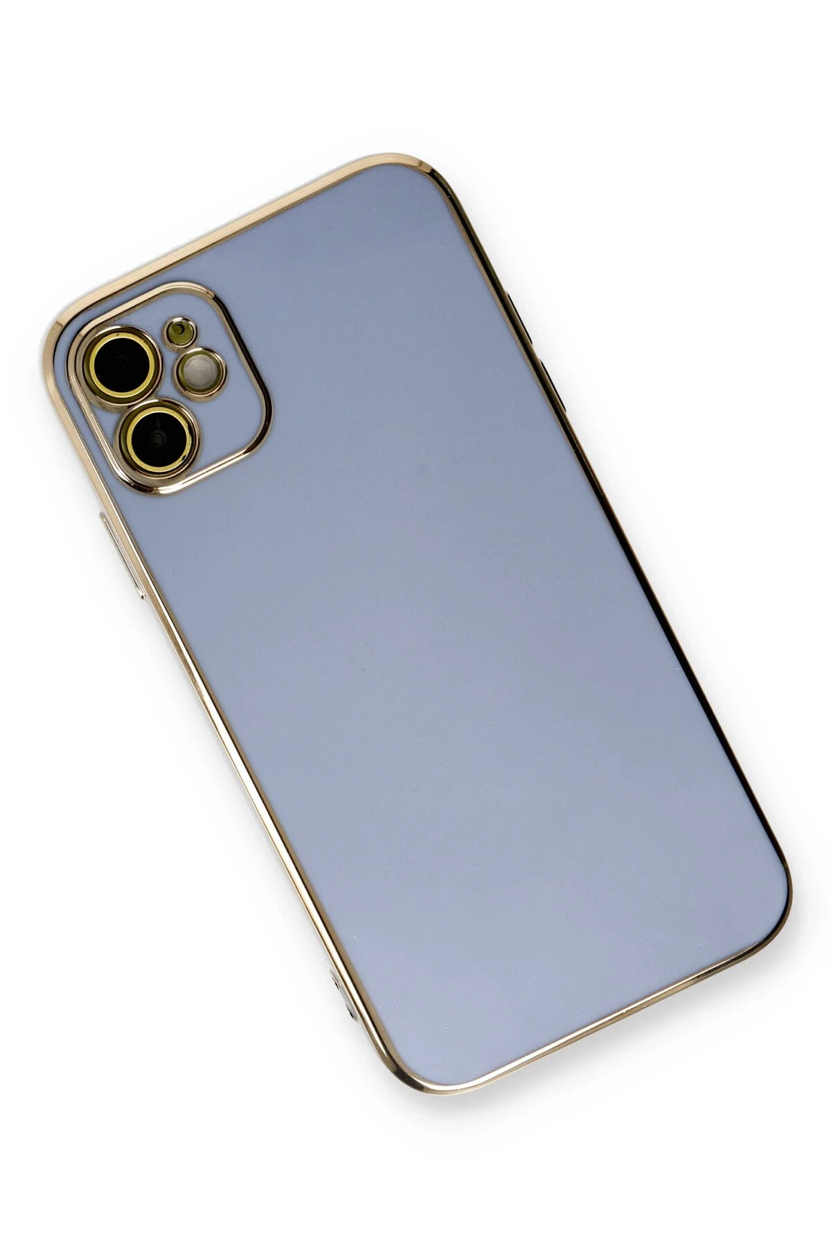 Newface iPhone 11 Kılıf Volet Silikon - Mavi - Görsel 3