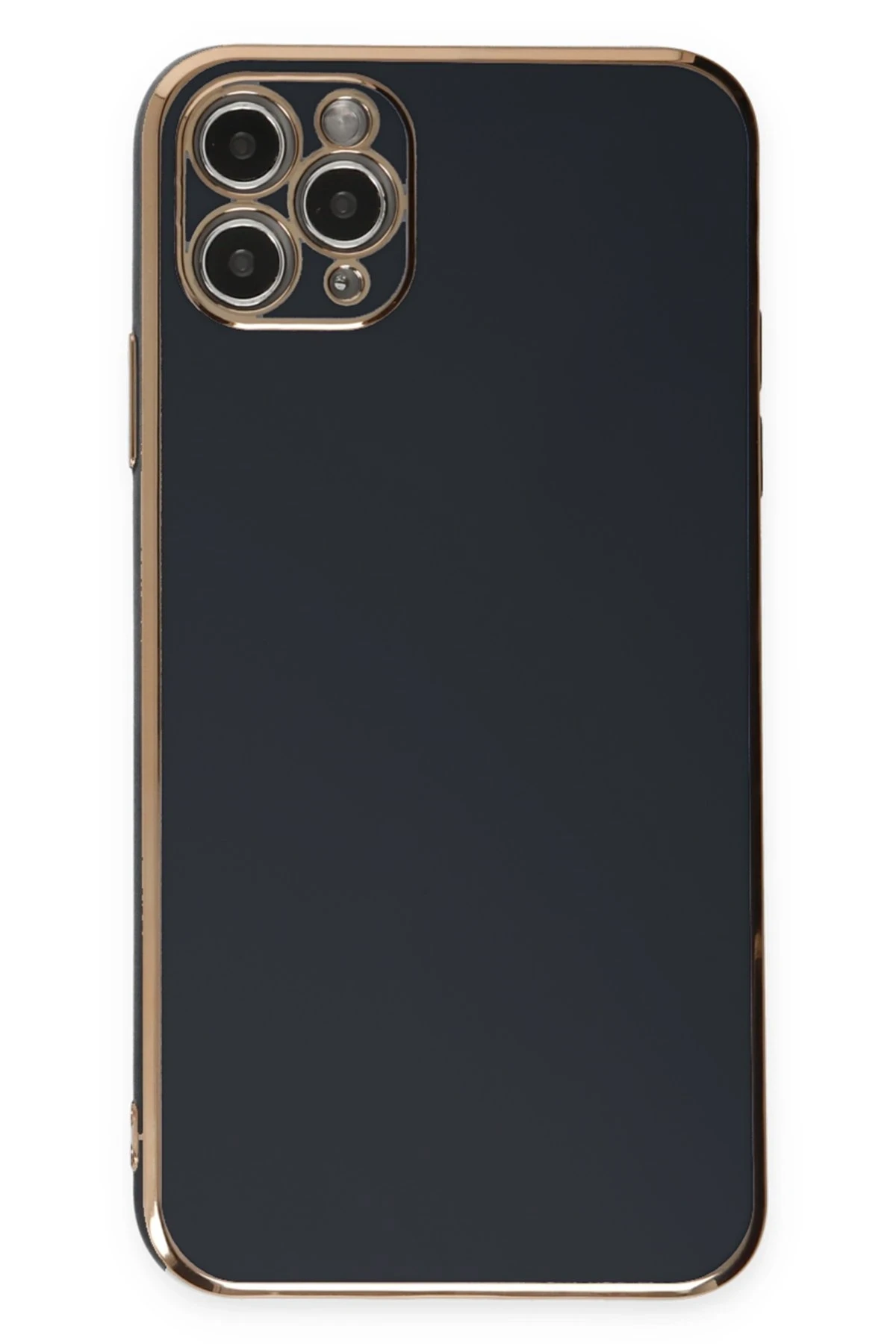 Newface iPhone 11 Pro Max Kılıf Volet Silikon - Siyah - Görsel 3