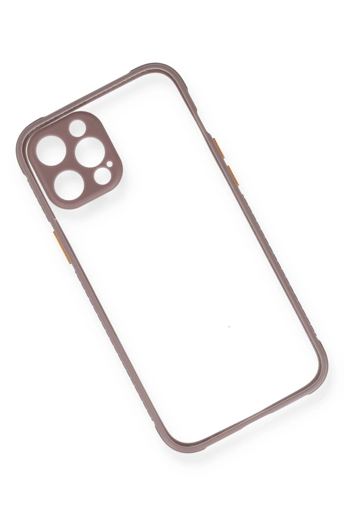 Newface iPhone 12 Kılıf Miami Şeffaf Silikon - Açık Mor - Görsel 3