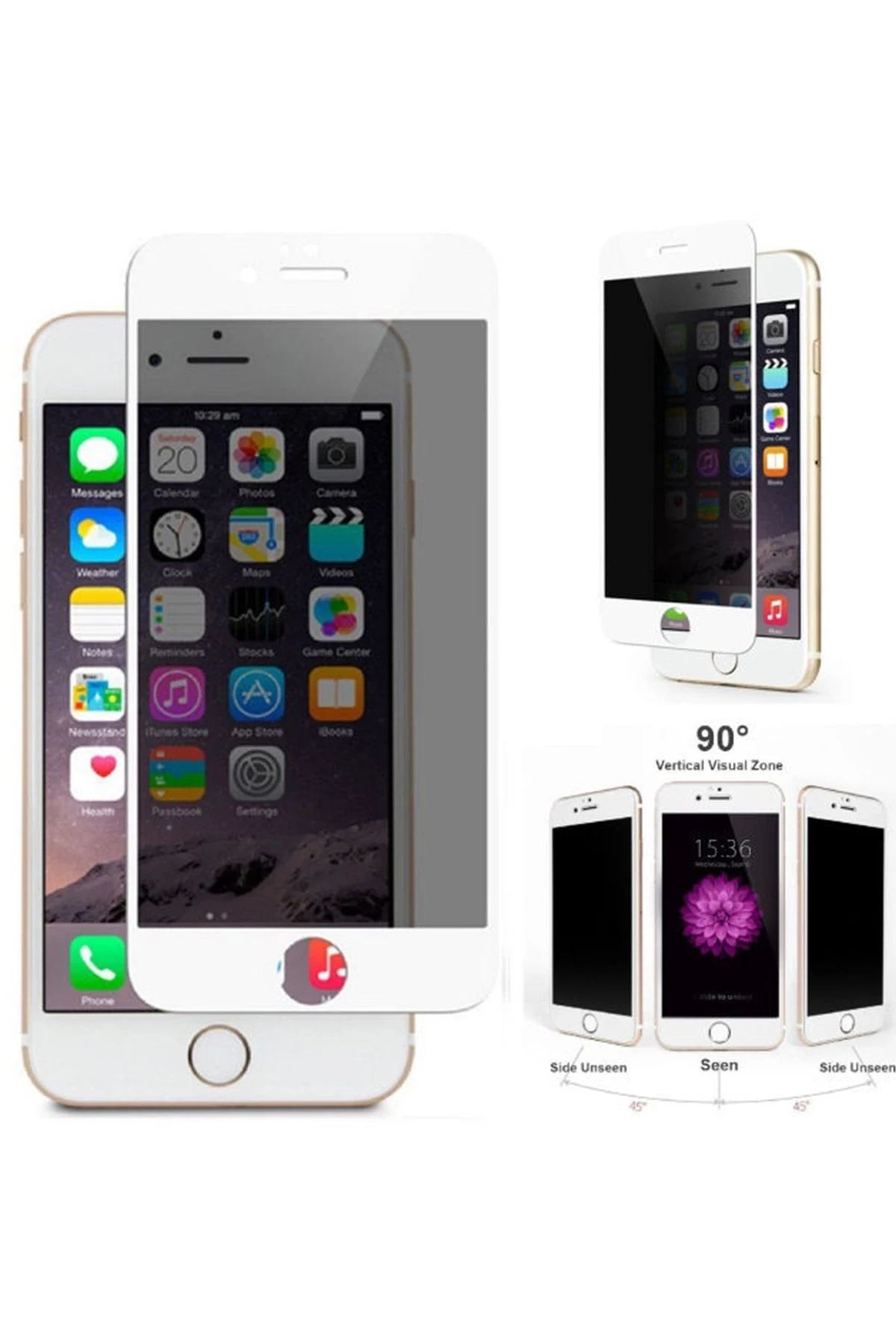 Newface iPhone 12 Pro Max Bilvis Hayalet Cam Ekran Koruyucu - Görsel 7
