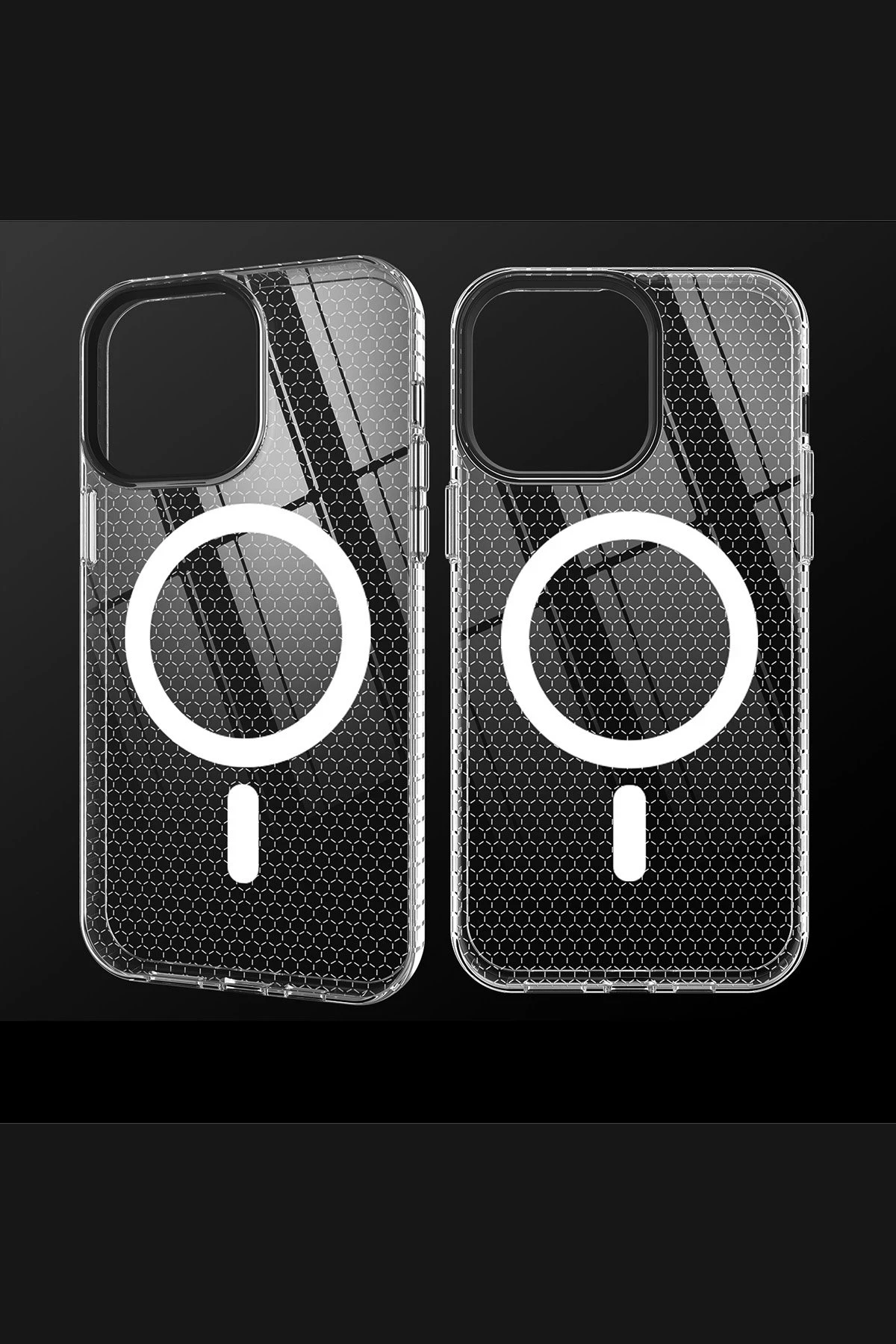 Newface iPhone 12 Pro Max Kılıf Beta Magneticsafe Silikon - Şeffaf - Görsel 8