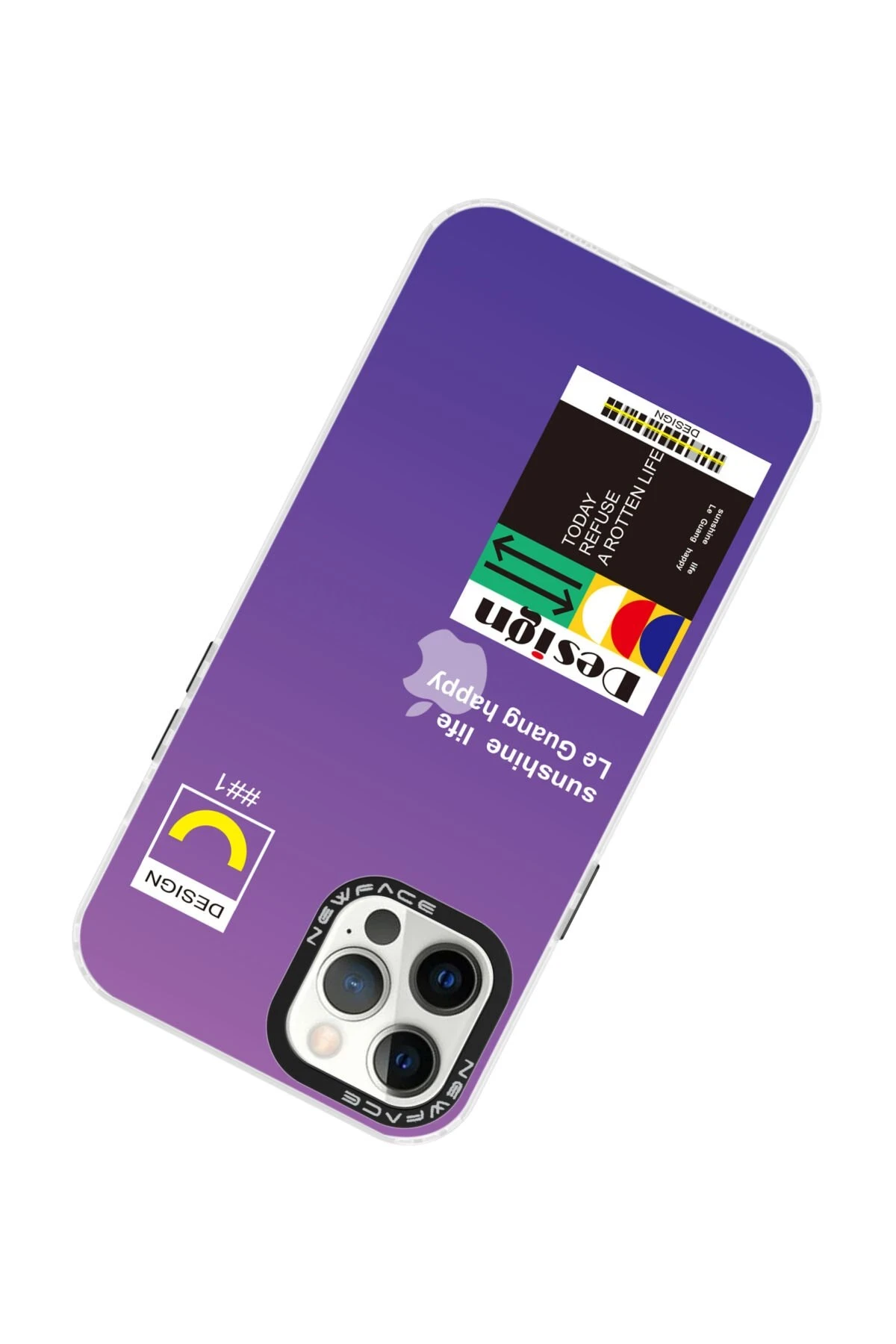 Newface iPhone 12 Pro Max Kılıf Estoril Desenli Kapak - Estoril - 4 - Görsel 3