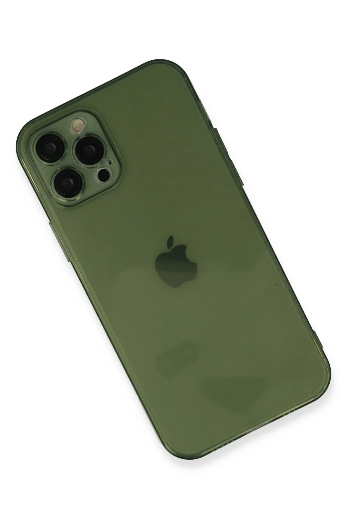 Newface iPhone 12 Pro Max Kılıf Fly Lens Silikon - Yeşil - Görsel 3