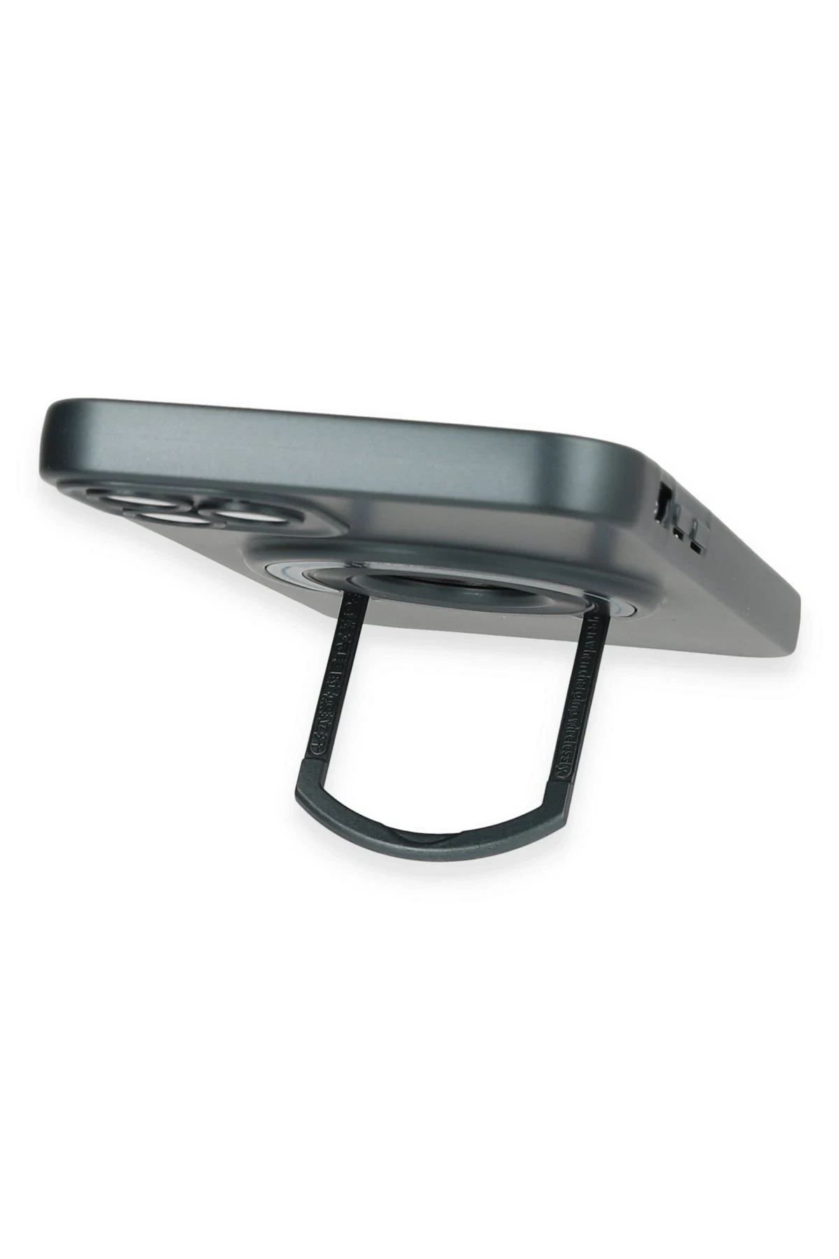 Newface iPhone 12 Pro Max Kılıf Lukka Magneticsafe Kapak - Koyu Yeşil - Görsel 4