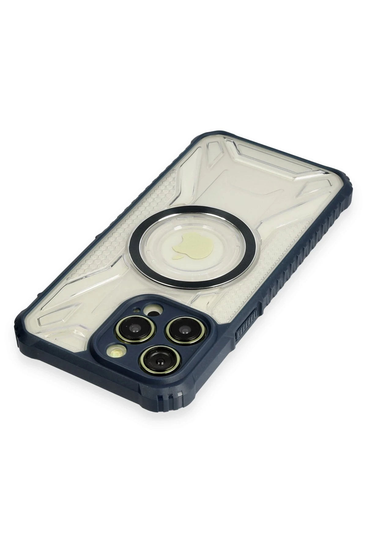 Newface iPhone 12 Pro Max Kılıf Prag Magneticsafe Kapak - Lacivert - Görsel 3