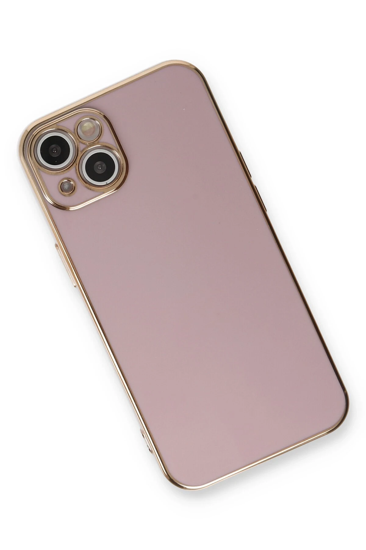 Newface iPhone 13 Kılıf Volet Silikon - Mor - Görsel 3