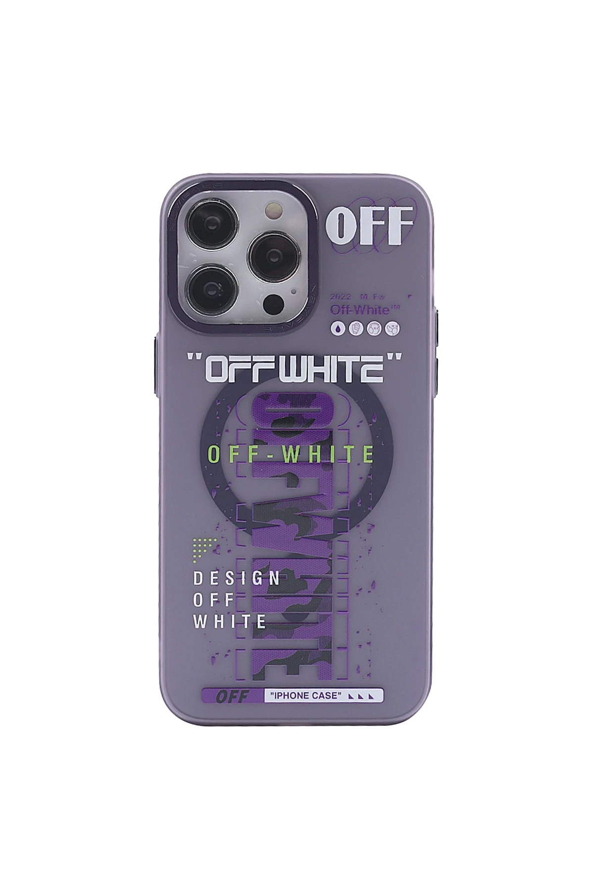 Newface iPhone 13 Pro Kılıf Apollo Magneticsafe Desenli Kapak - Apollo Mor - 3 - Görsel 3