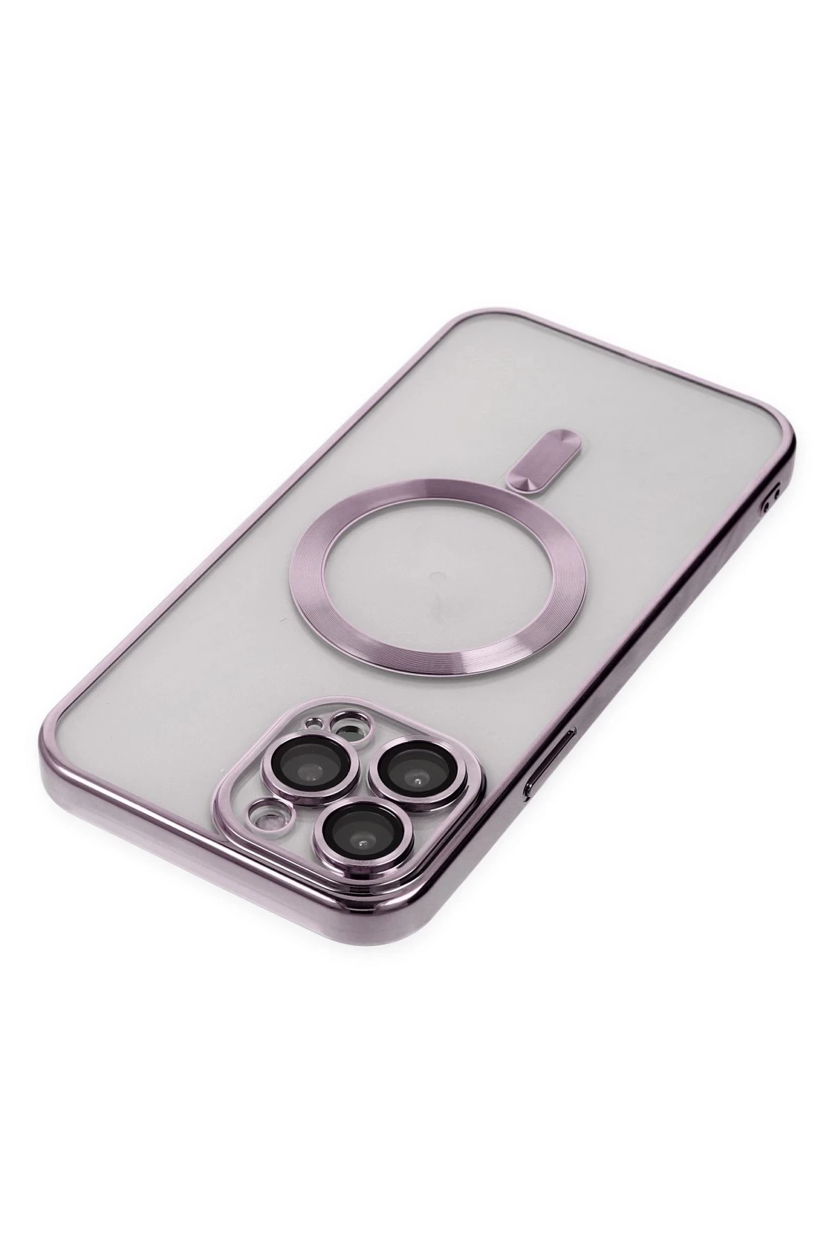 Newface iPhone 13 Pro Kılıf Kross Magneticsafe Kapak - Mor - Görsel 5