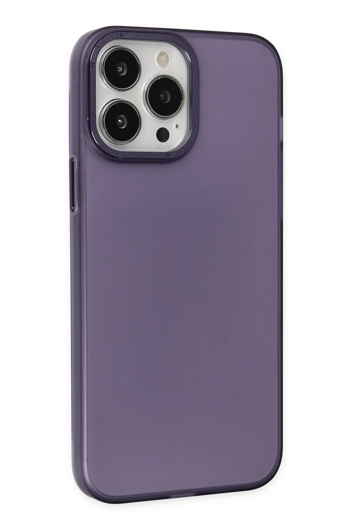 Newface iPhone 13 Pro Kılıf Modos Metal Kapak - Derin Mor - Görsel 3