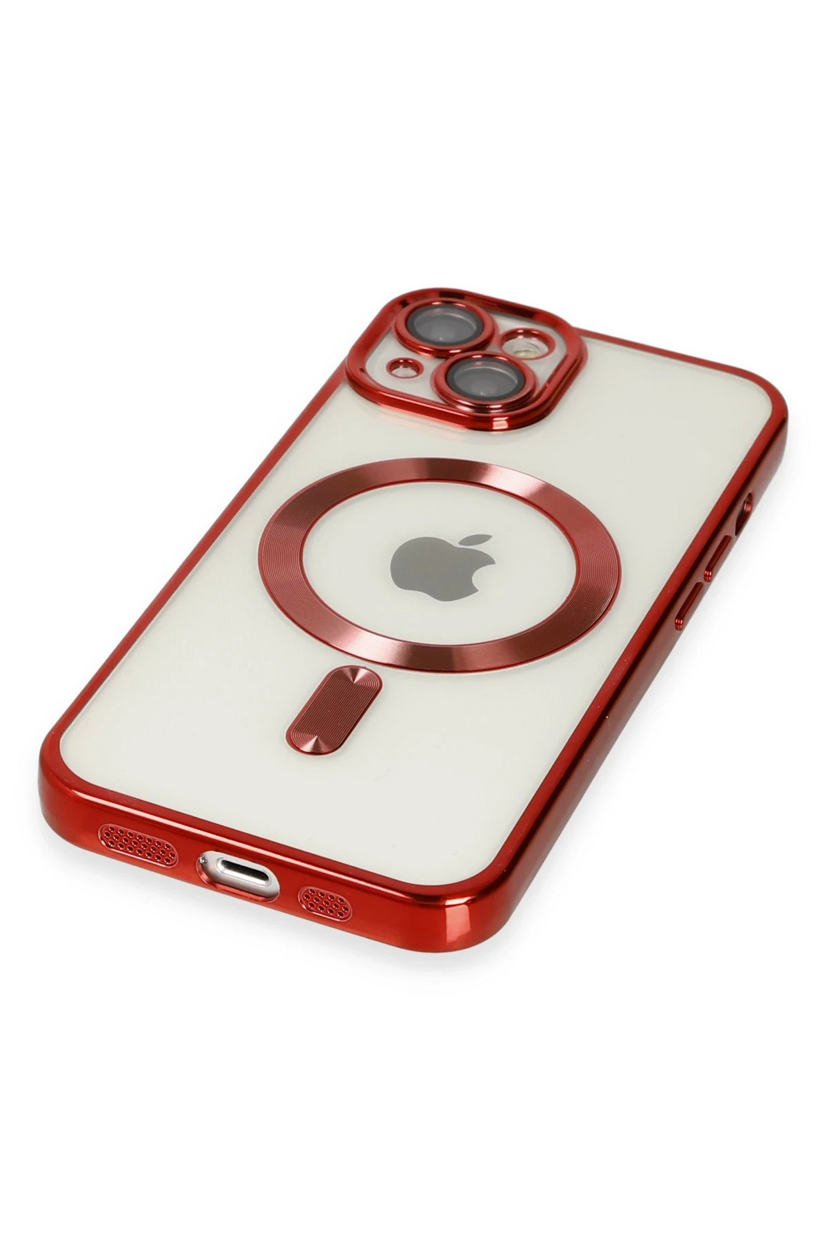 Newface iPhone 14 Kılıf Kross Magneticsafe Kapak - Kırmızı - Görsel 5