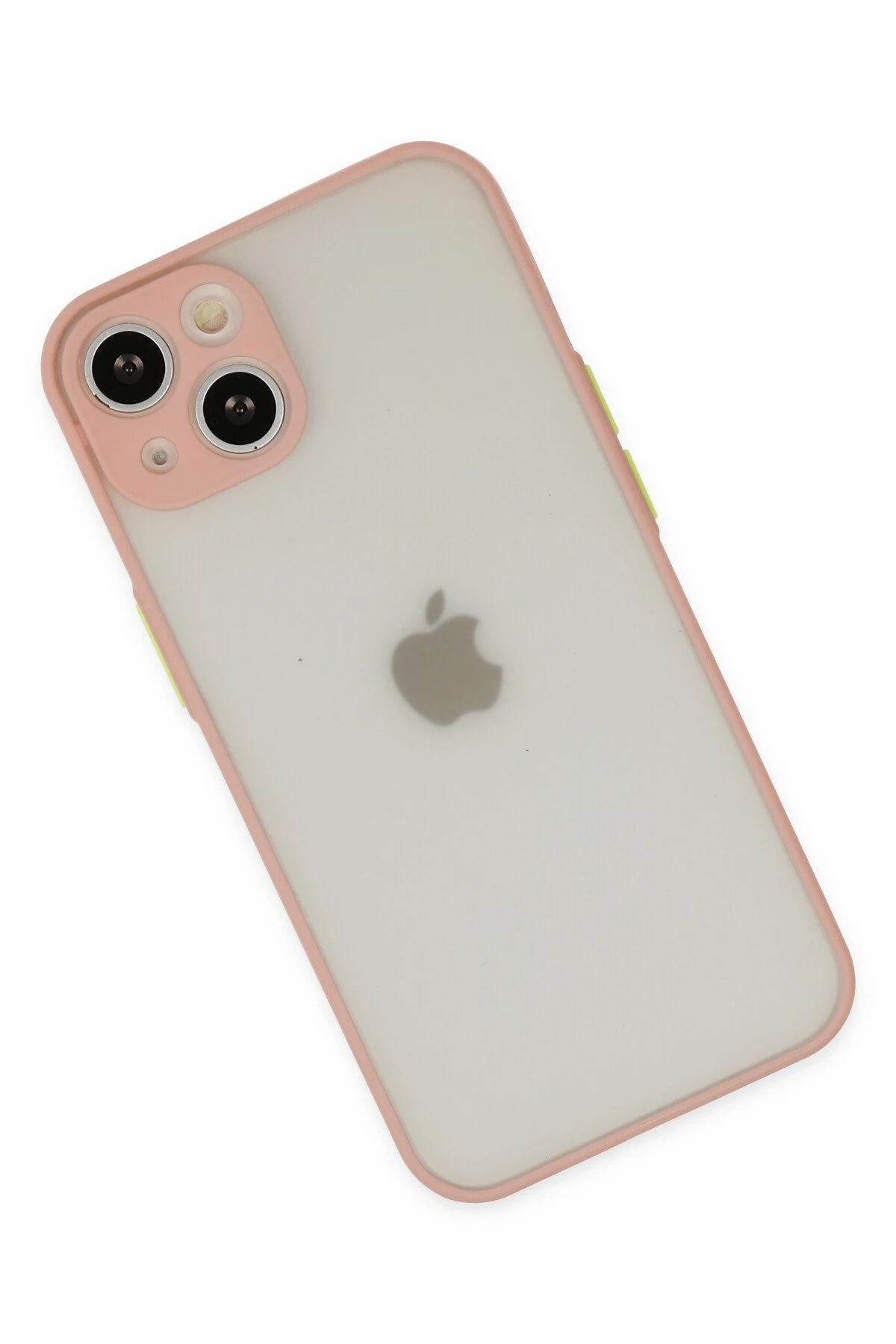 Newface iPhone 14 Kılıf Montreal Silikon Kapak - Pembe - Görsel 3