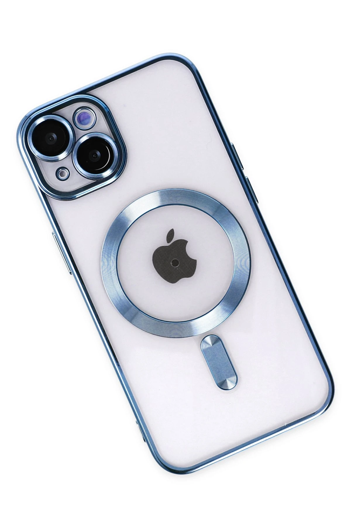 Newface iPhone 14 Plus Kılıf Kross Magneticsafe Kapak - Sierra Blue - Görsel 3