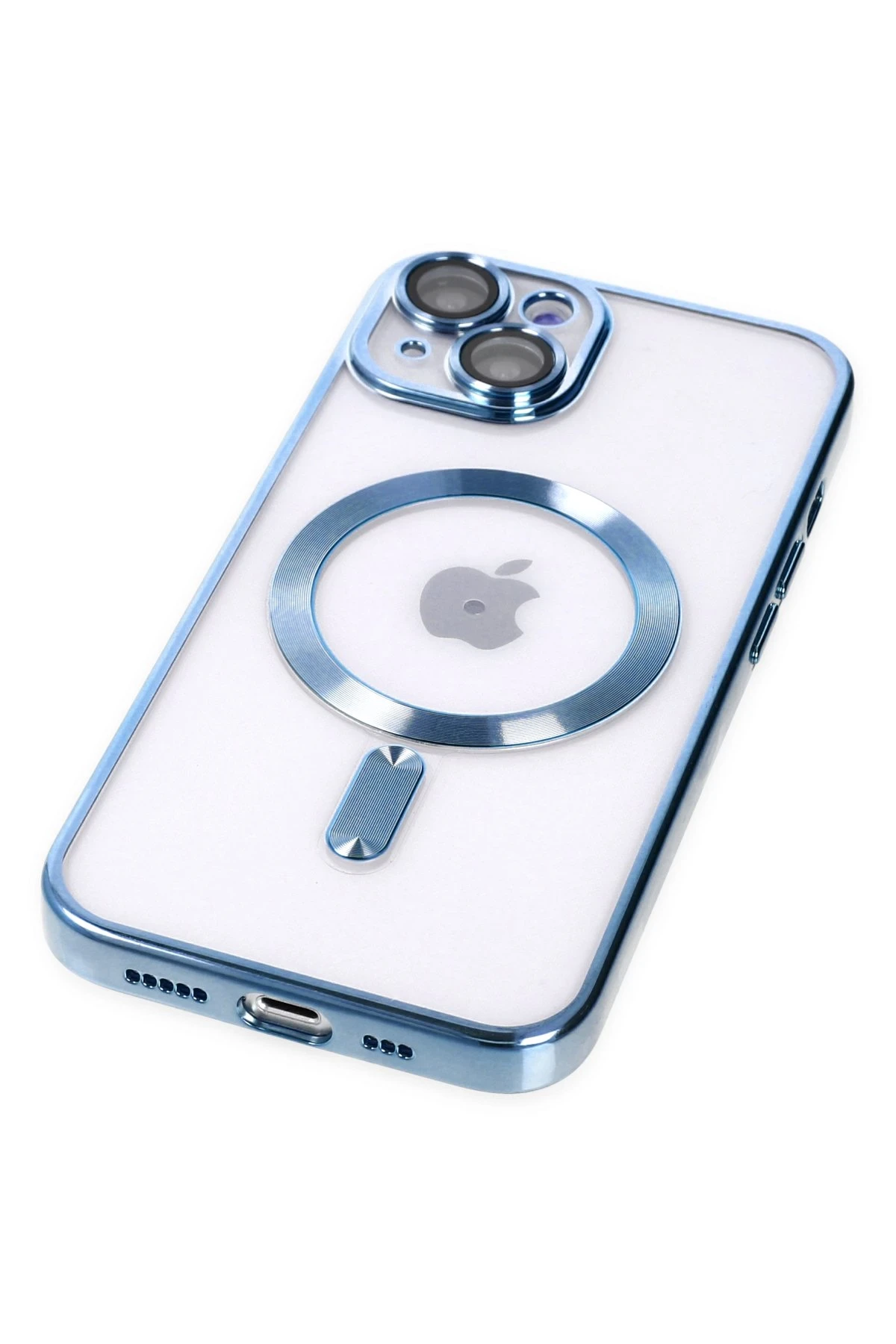 Newface iPhone 14 Plus Kılıf Kross Magneticsafe Kapak - Sierra Blue - Görsel 5