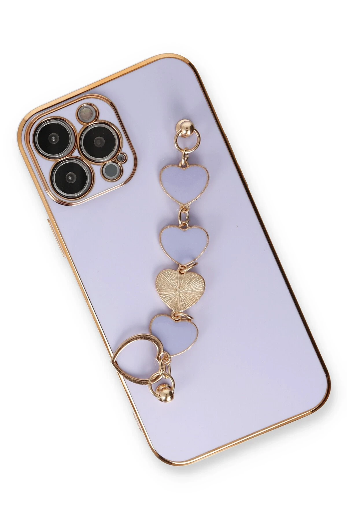 Newface iPhone 14 Pro Kılıf Esila Silikon - Lila - Görsel 3